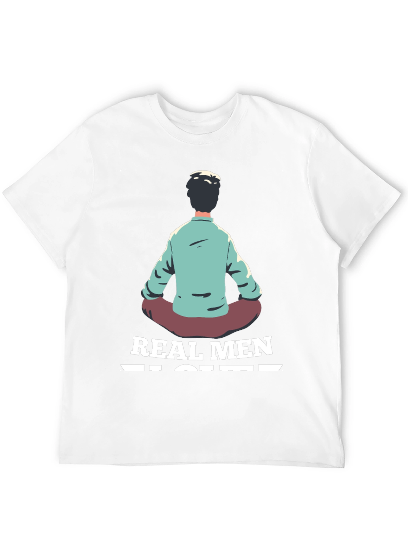 Real Men Meditate T-Shirt - Black