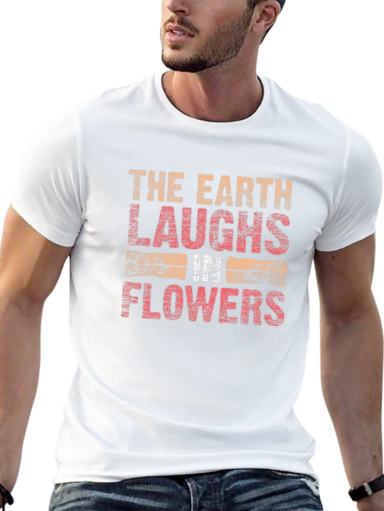 Earth Laughs in Flowers Graphic Tee