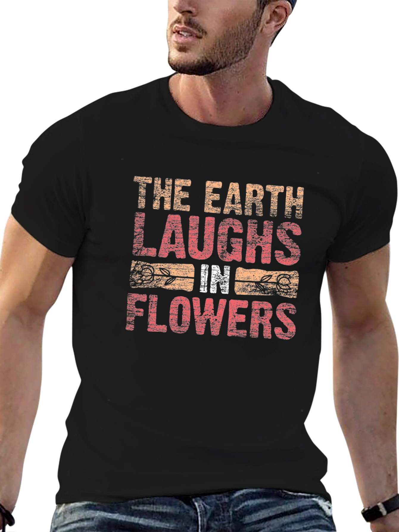 Earth Laughs in Flowers Graphic Tee