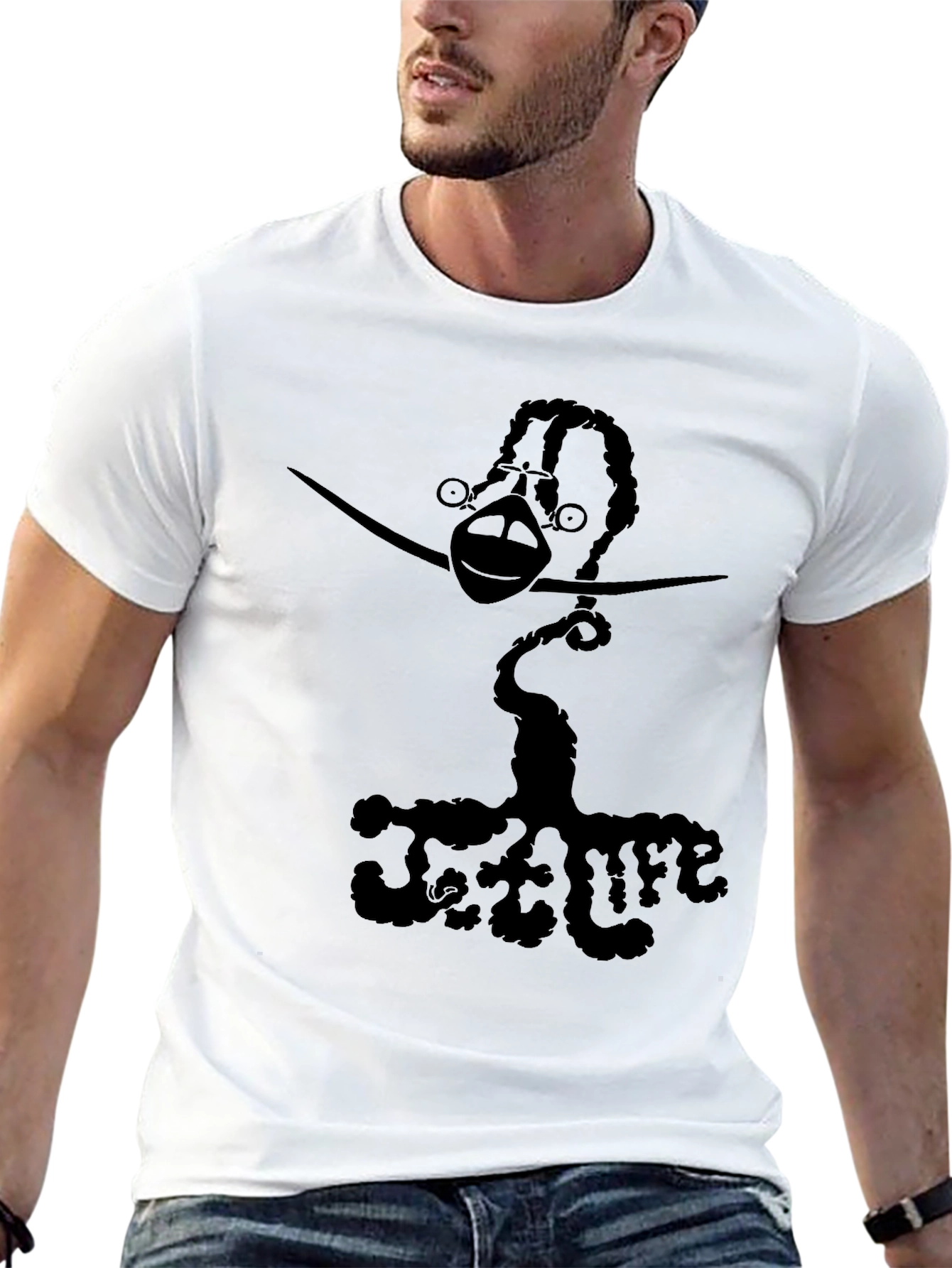 Jet Life Black Graphic T-Shirt