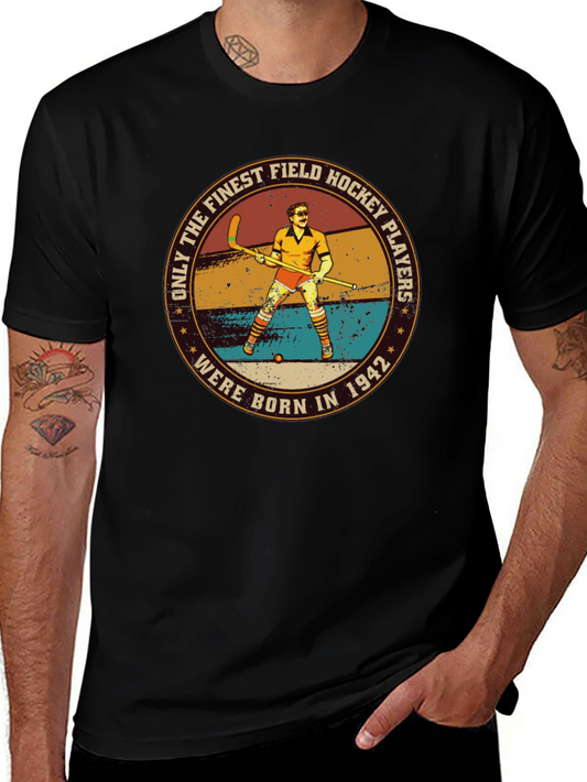 Finest Field Hockey Players 1942 Vintage Style T-Shirt