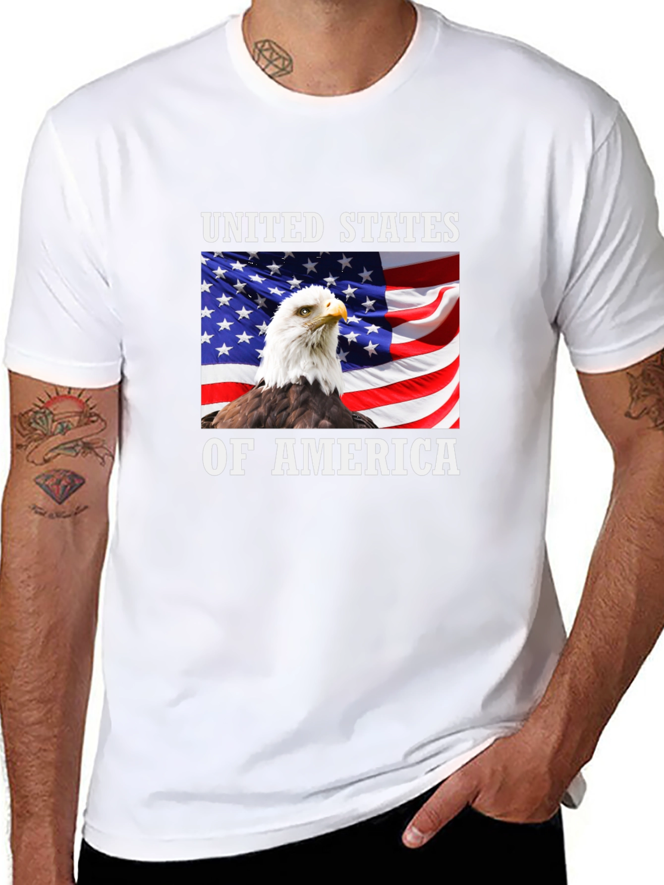 USA Eagle Graphic T-Shirt