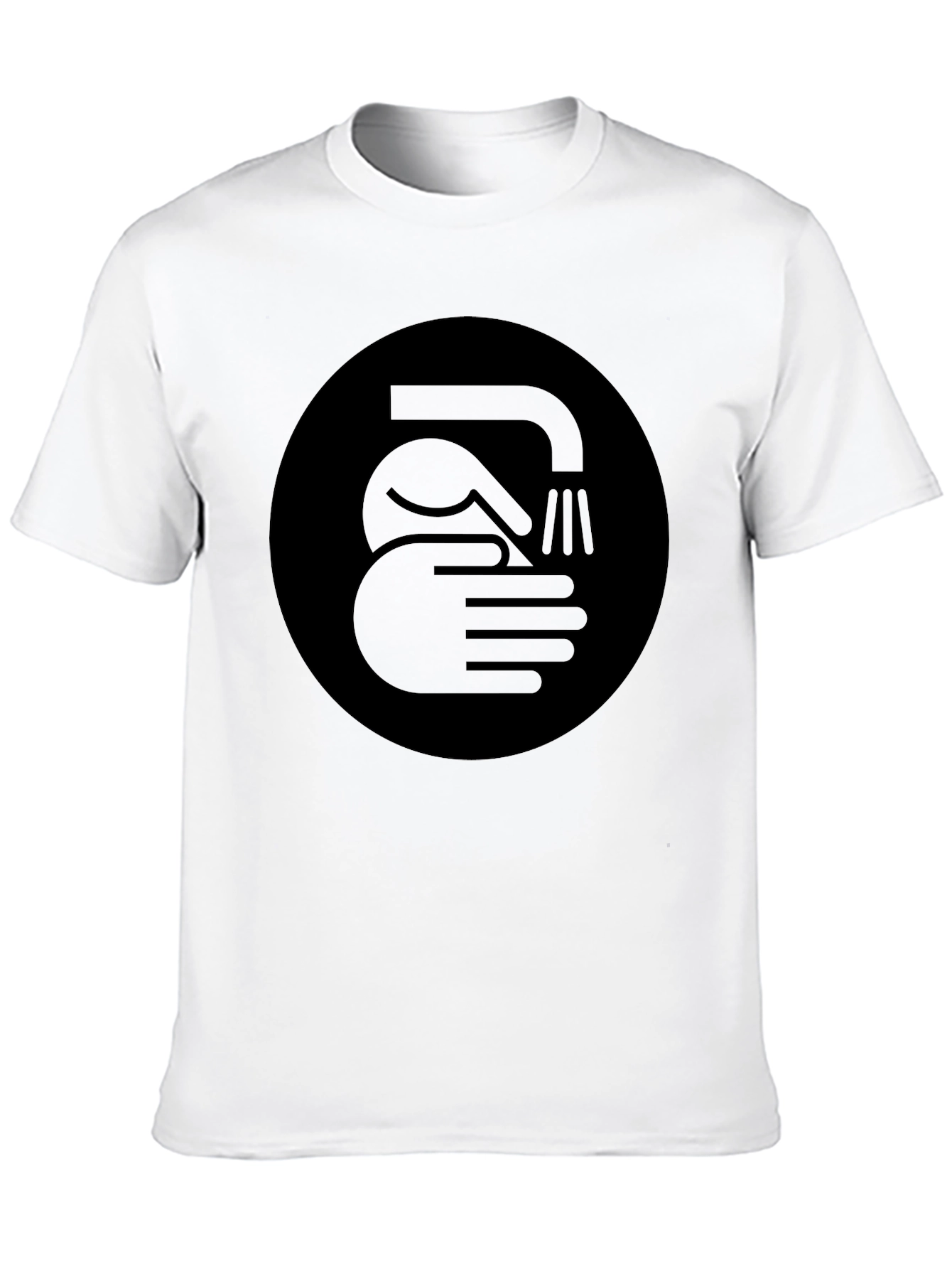 Wash Your Hands T-Shirt - Black Graphic Tee
