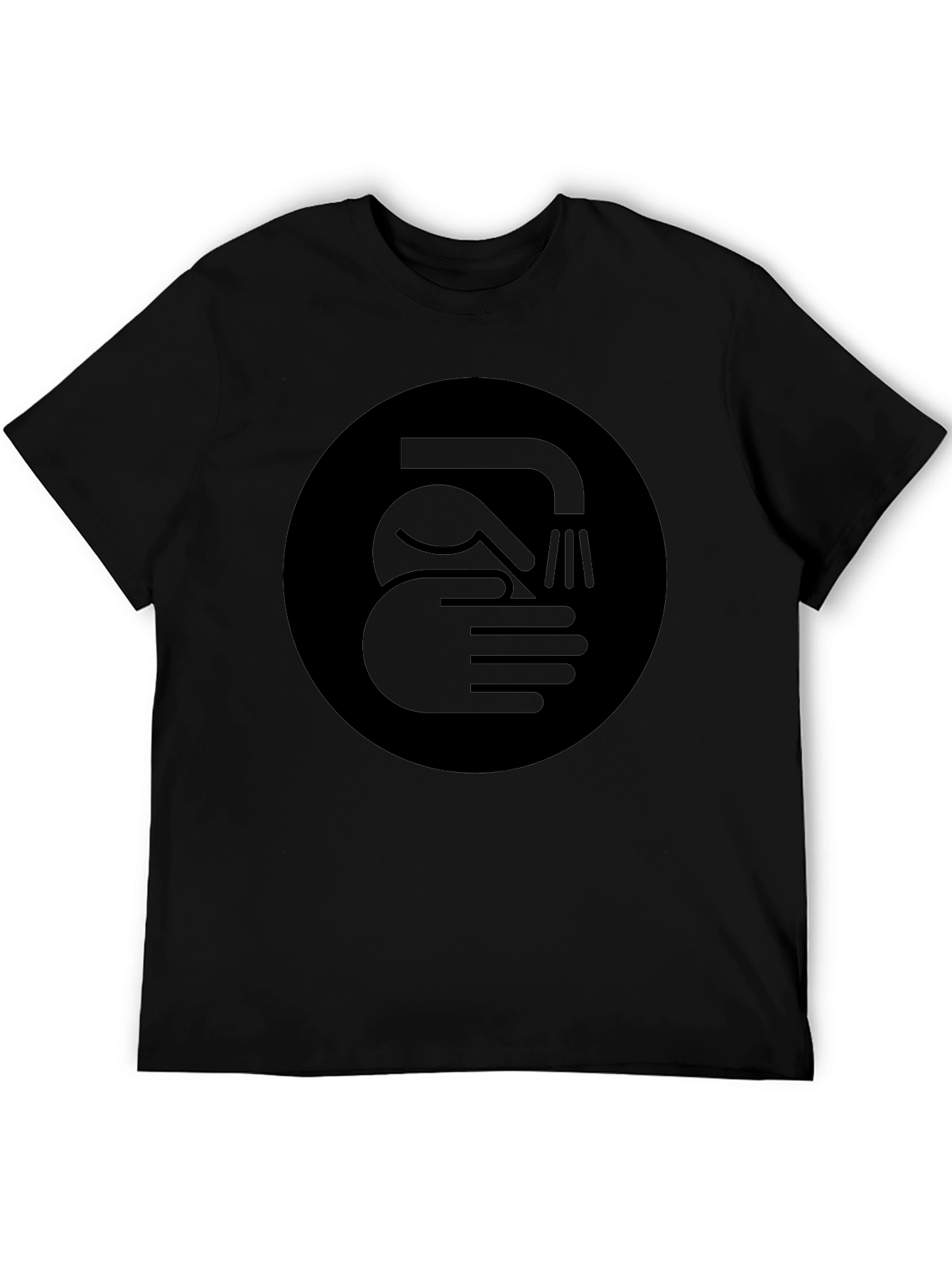 Wash Your Hands T-Shirt - Black Graphic Tee