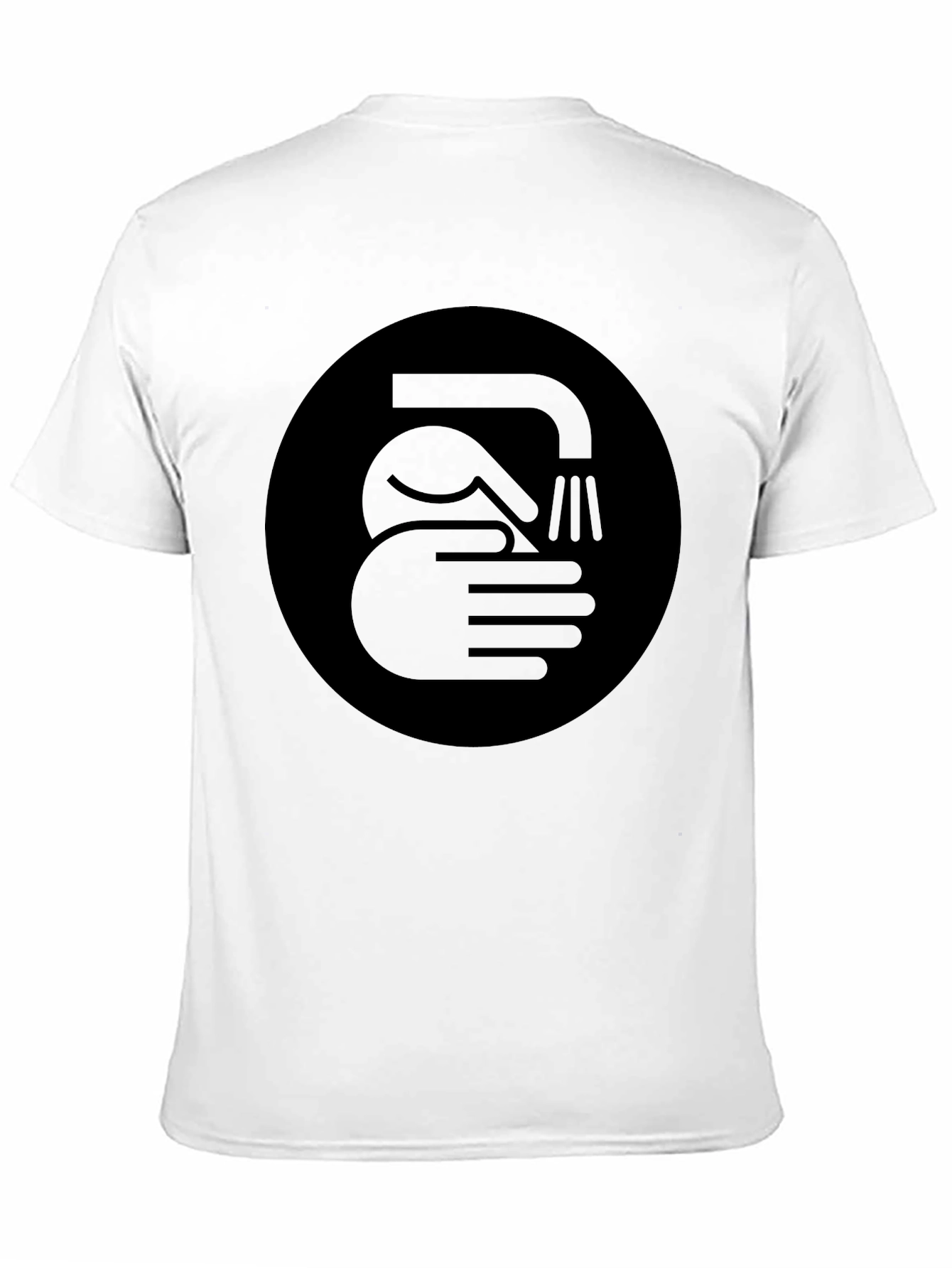 Wash Your Hands T-Shirt - Black Graphic Tee