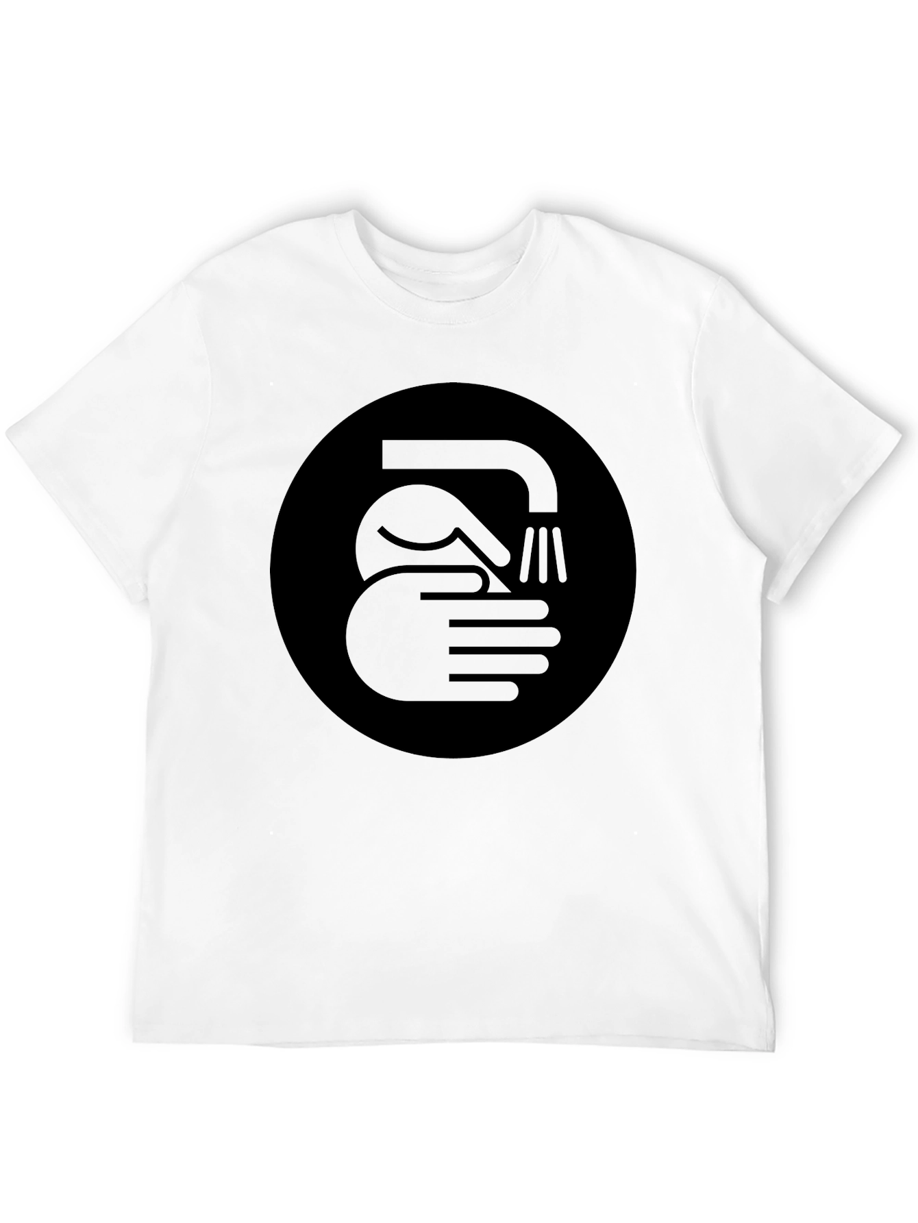Wash Your Hands T-Shirt - Black Graphic Tee