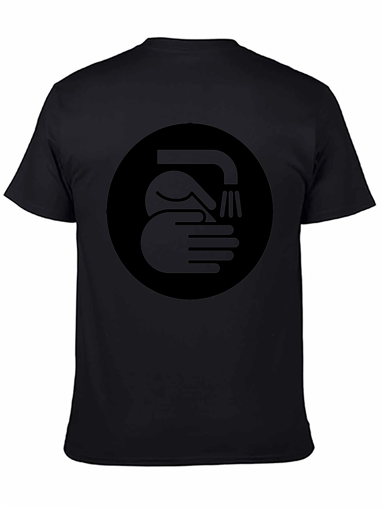 Wash Your Hands T-Shirt - Black Graphic Tee
