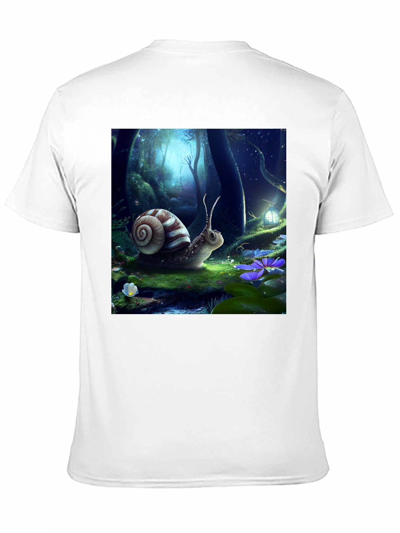 Enchanted Forest Snail Graphic Tee