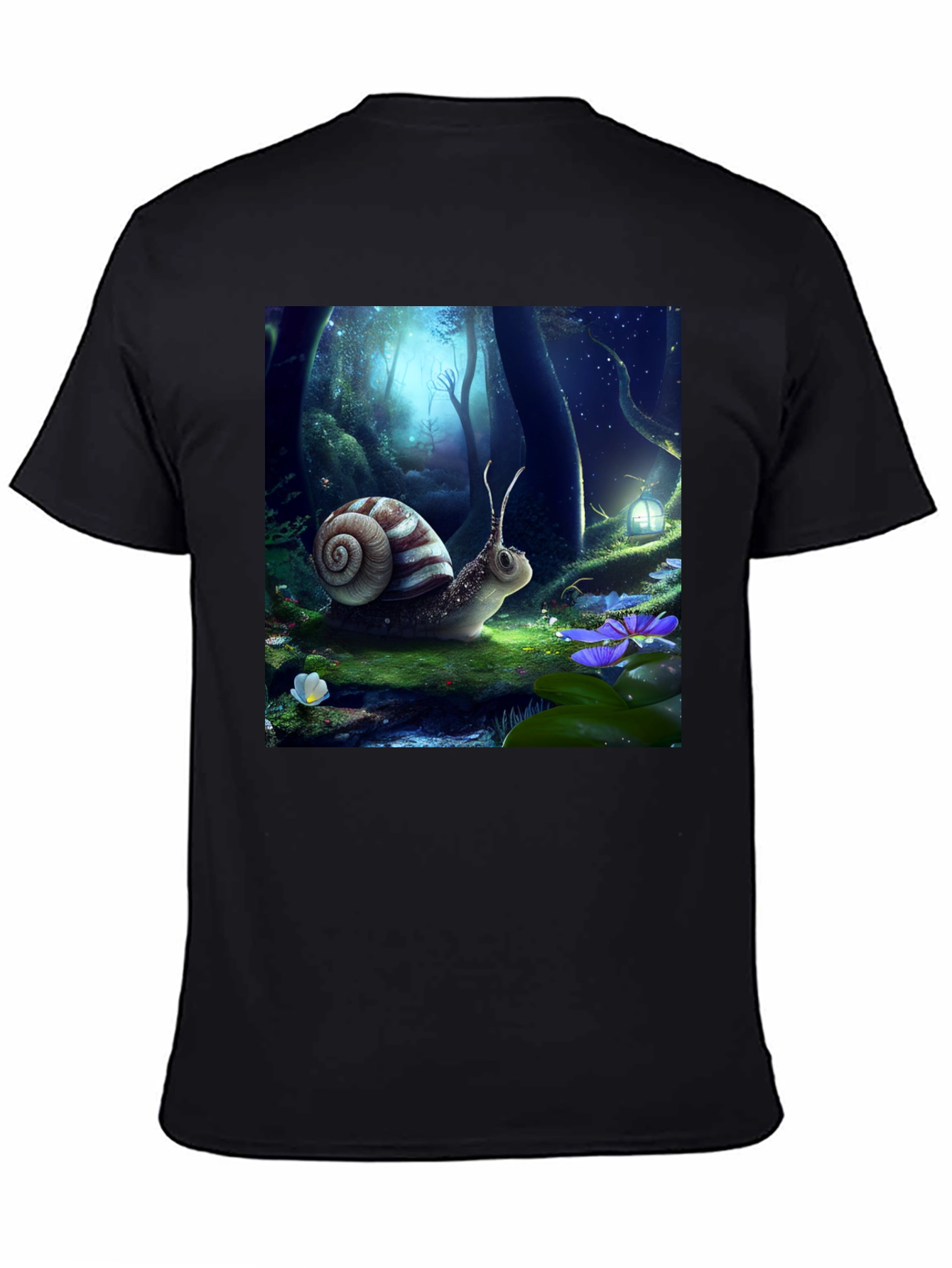 Enchanted Forest Snail Graphic Tee