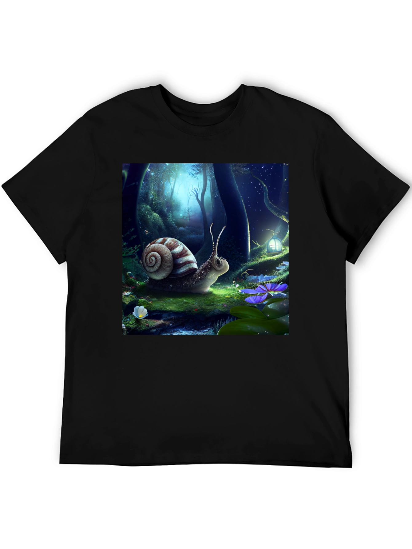Enchanted Forest Snail Graphic Tee