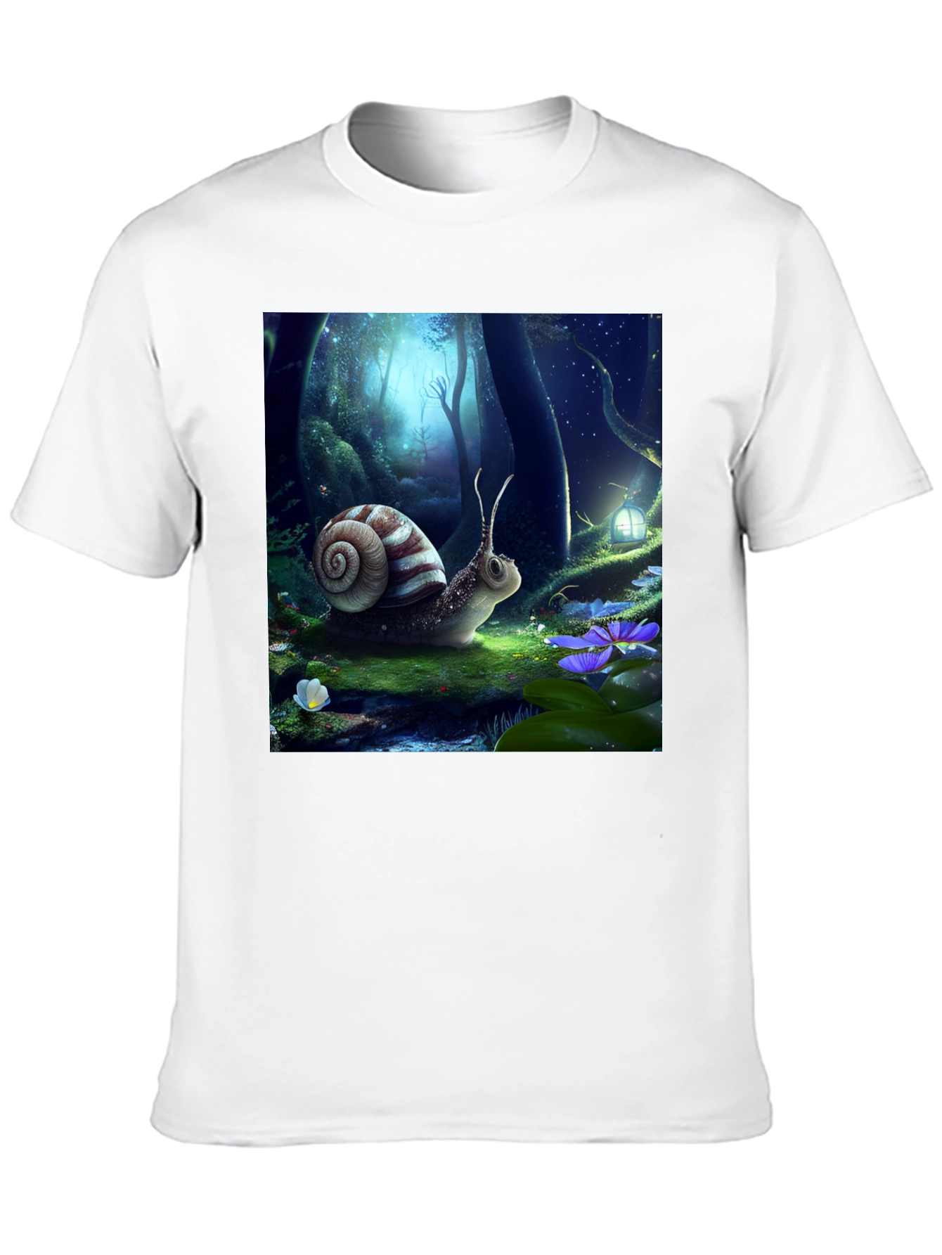 Enchanted Forest Snail Graphic Tee
