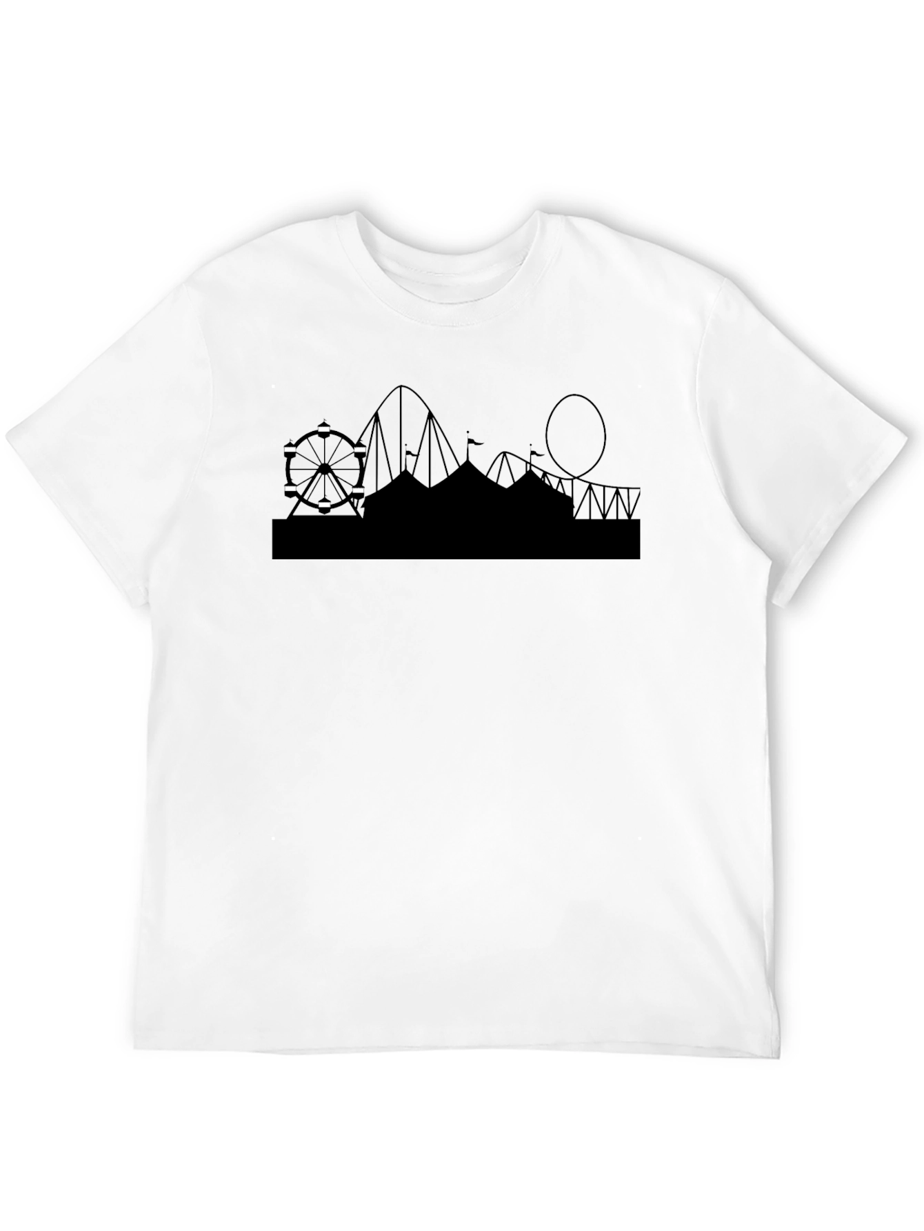 Amusement Park Silhouette T-Shirt