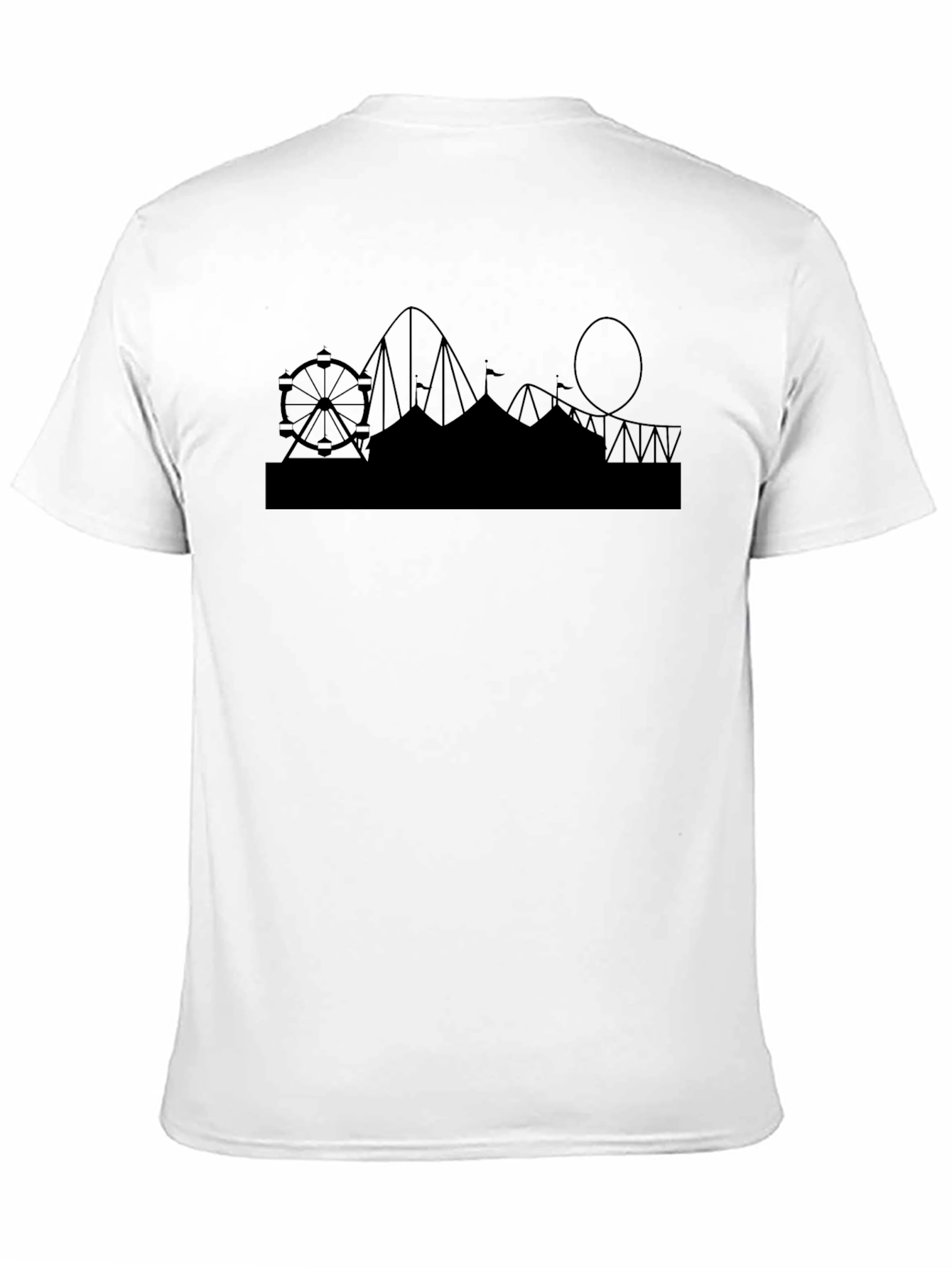 Amusement Park Silhouette T-Shirt