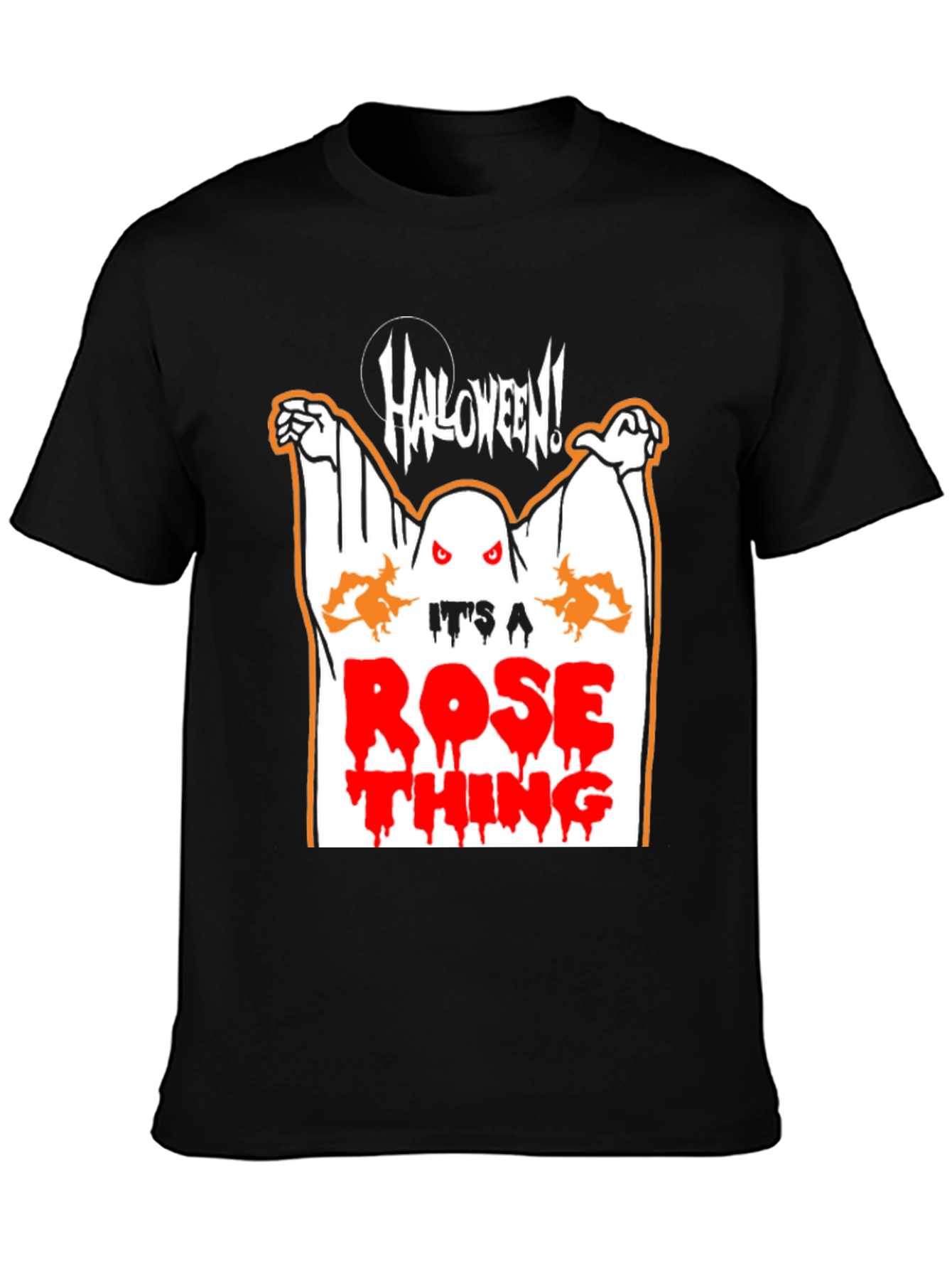 Halloween Rose Thing Graphic T-Shirt