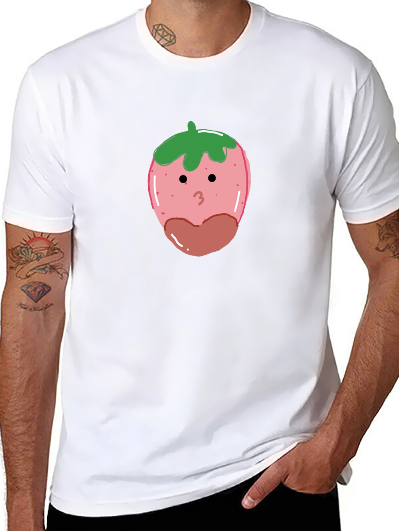 Strawberry Dipped Tee