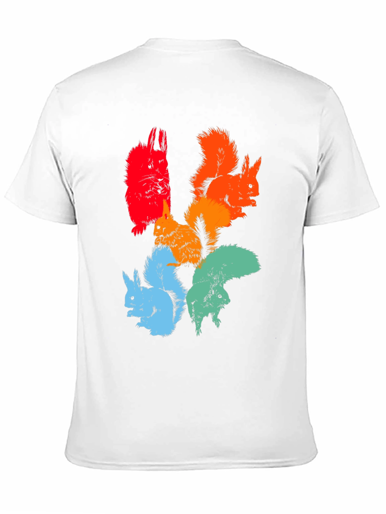 Colorful Squirrel Graphic Tee