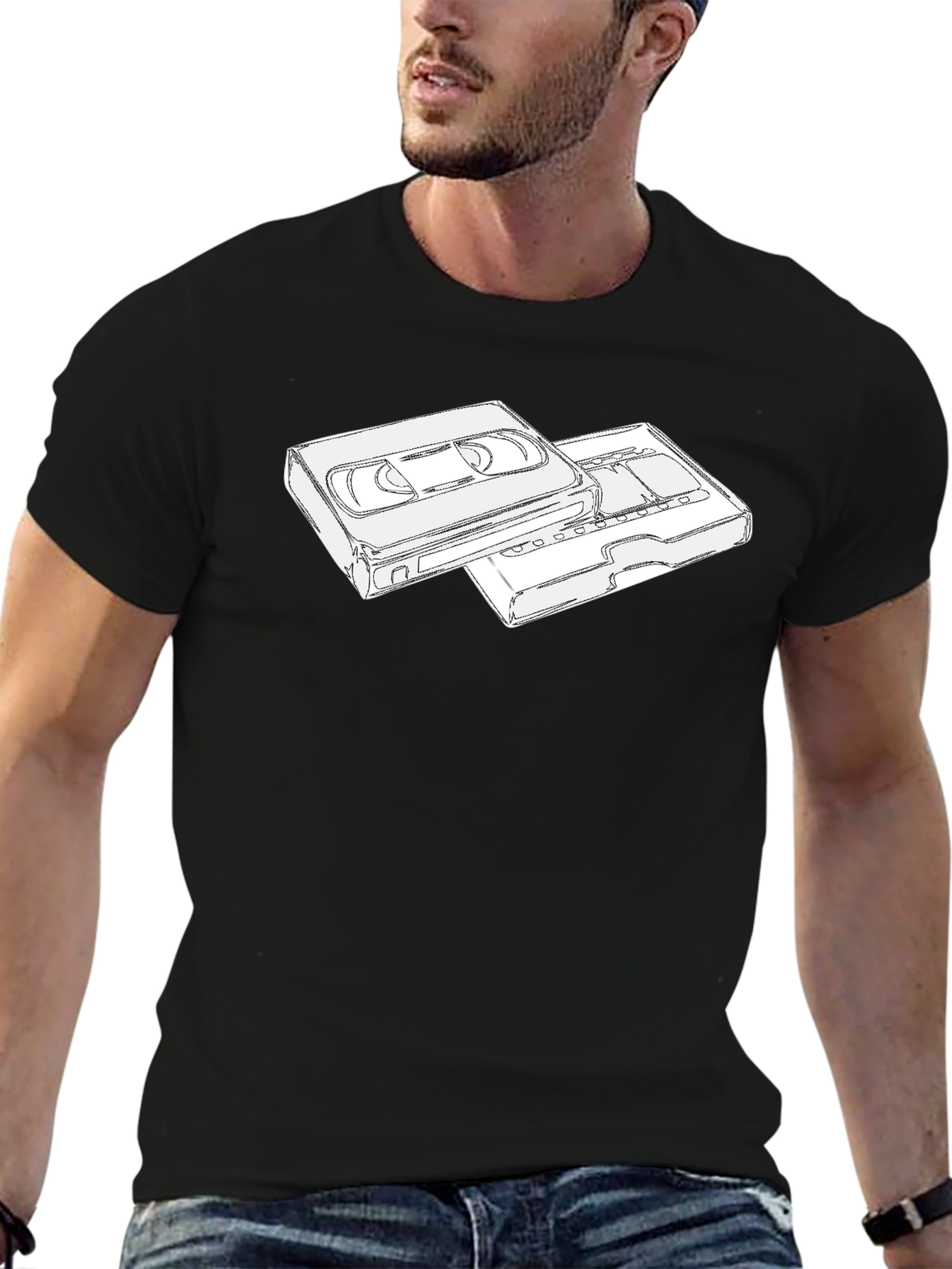 Retro VHS Tape T-Shirt - Classic Video Era Tee