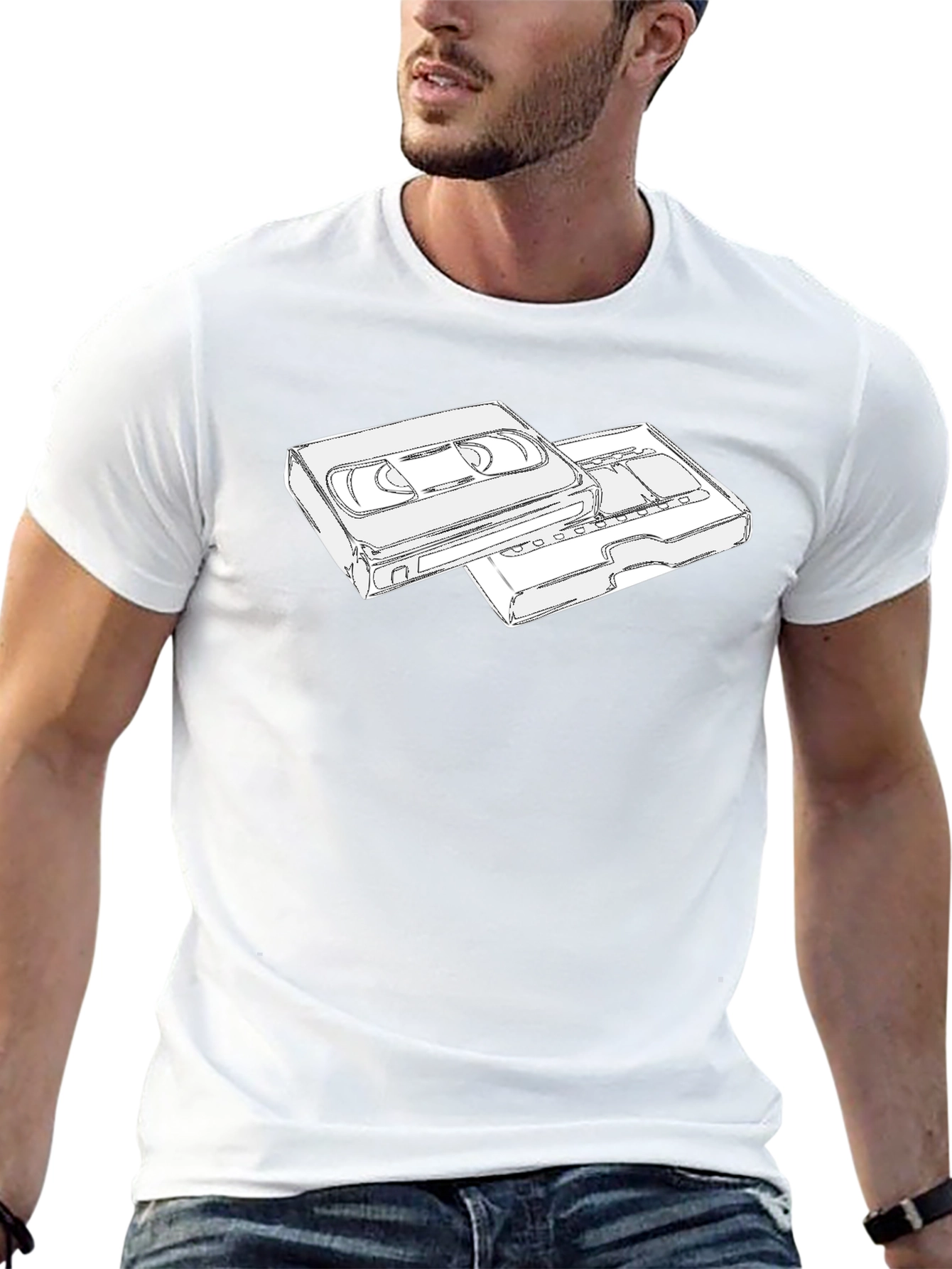 Retro VHS Tape T-Shirt - Classic Video Era Tee