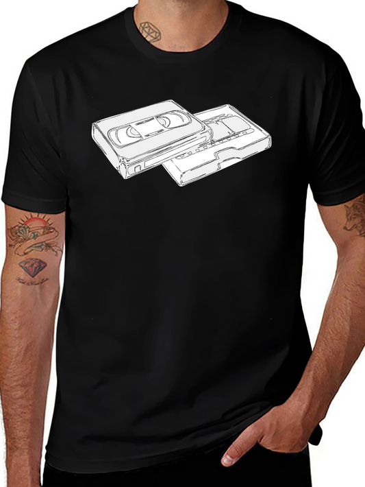Retro VHS Tape T-Shirt - Classic Video Era Tee