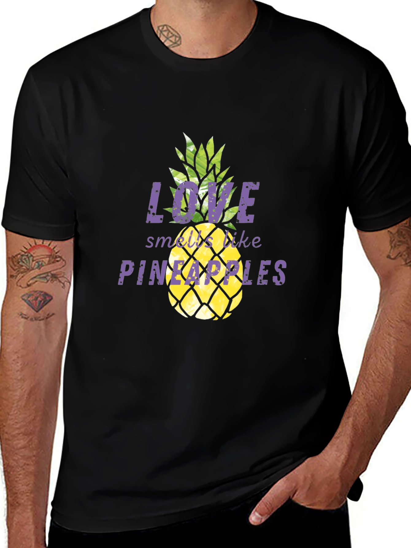 Love Smells Like Pineapples Graphic Tee