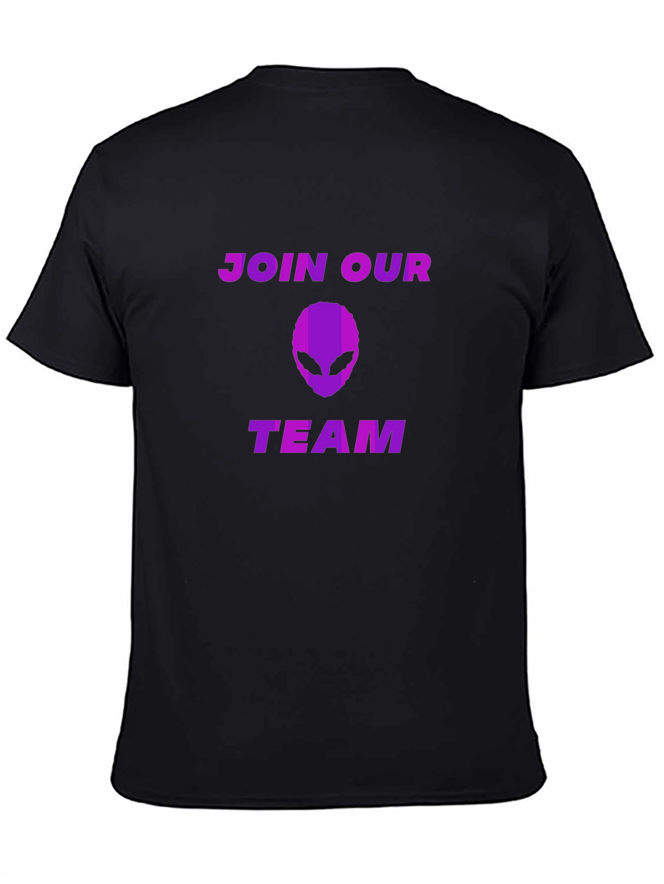 Join Our Team Alien Graphic Tee - Black