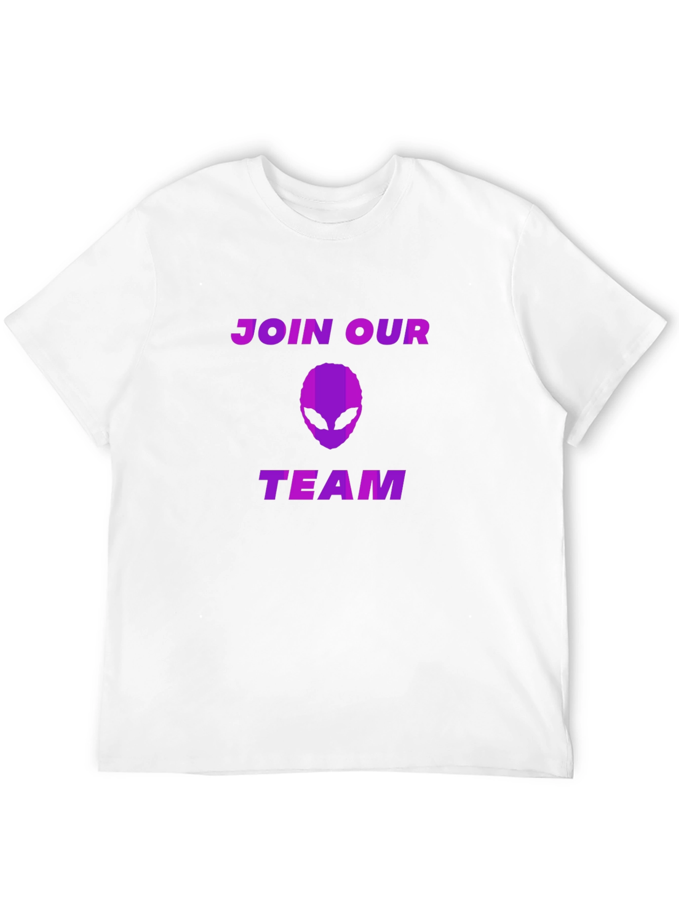 Join Our Team Alien Graphic Tee - Black