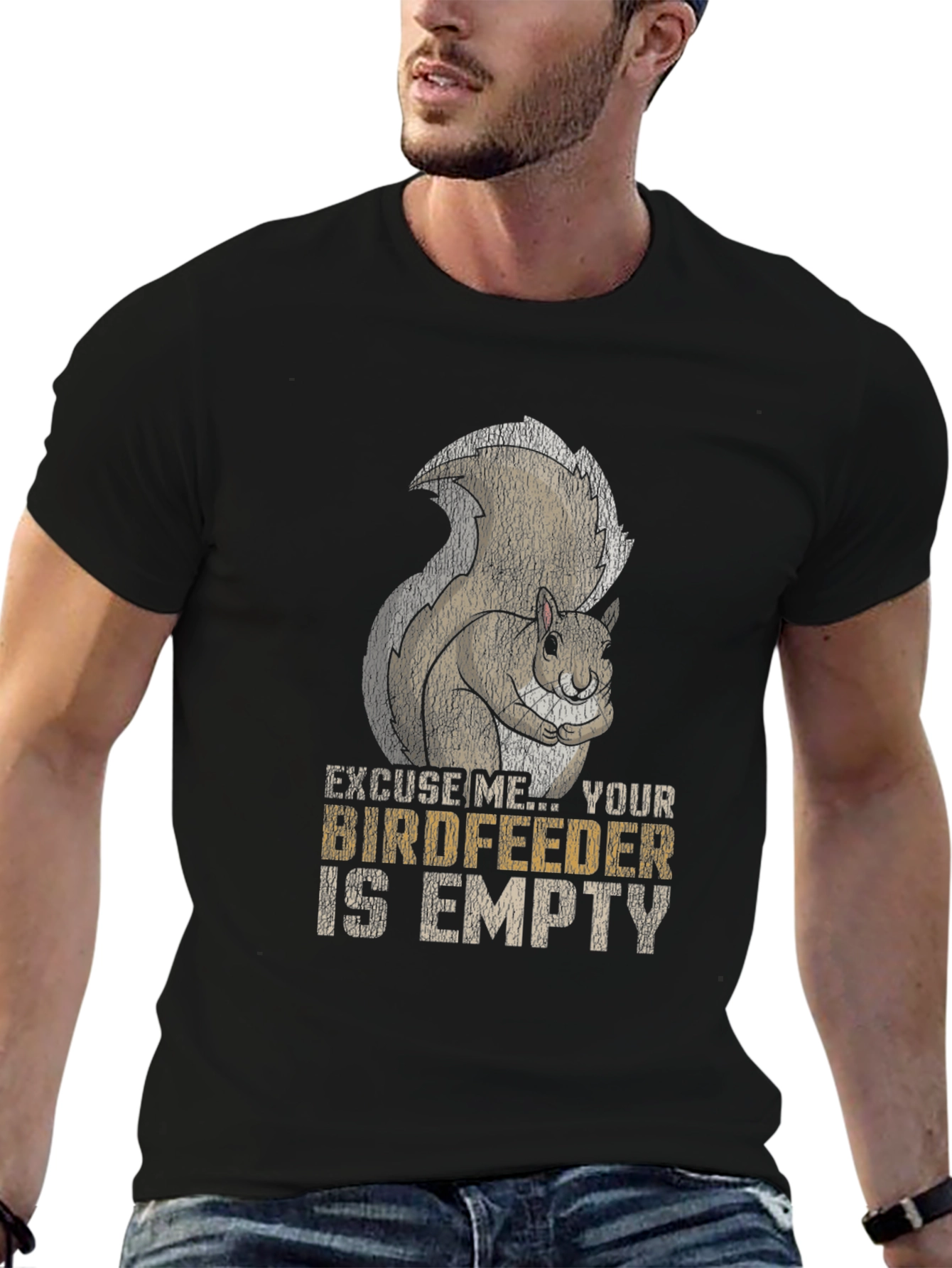 Funny Squirrel Birdfeeder T-Shirt