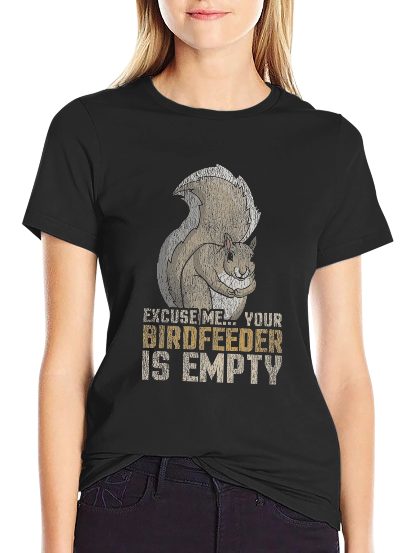 Funny Squirrel Birdfeeder T-Shirt