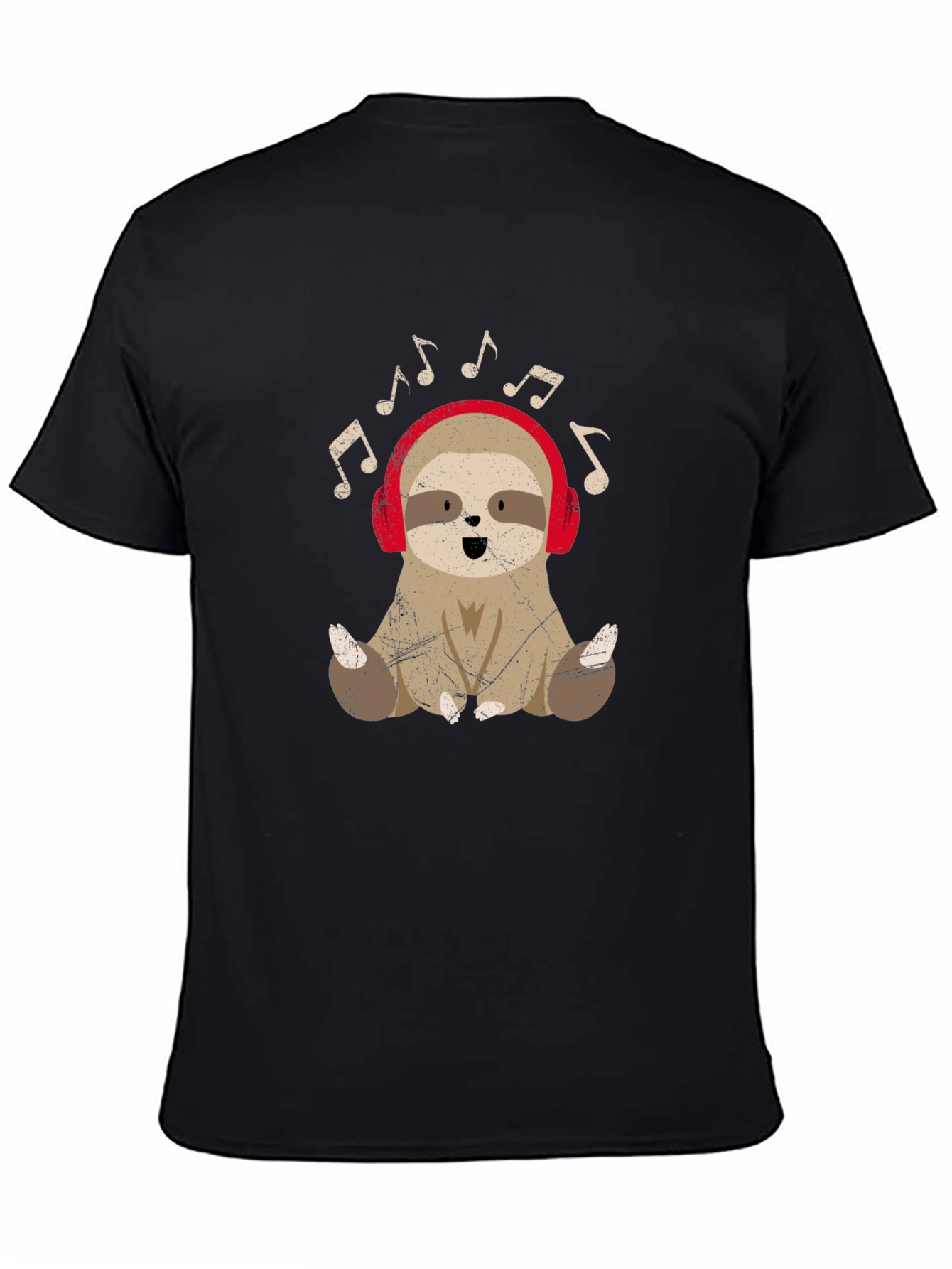 Sloth Music Lover T-Shirt - Cute Animal Tee