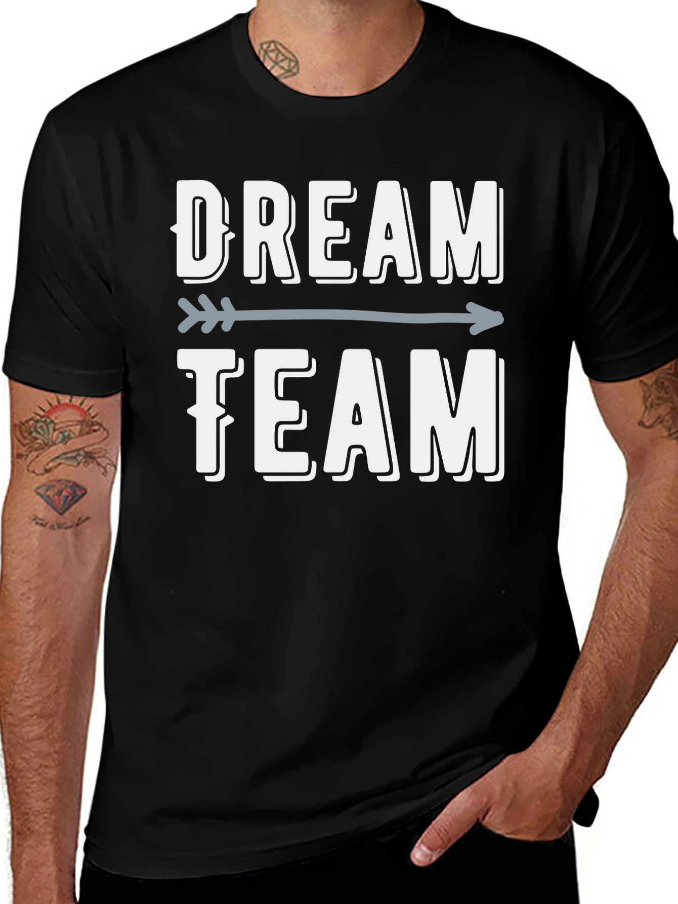 Dream Team Graphic Tee -  Arrow Design