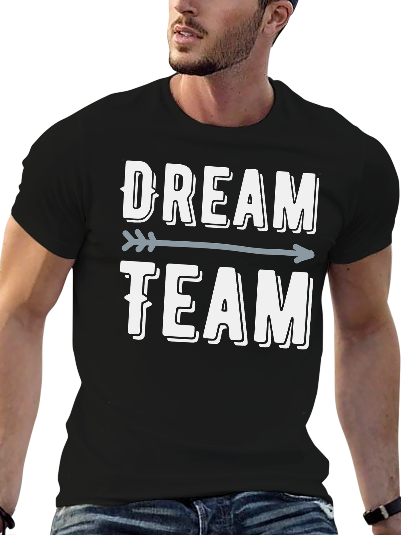 Dream Team Graphic Tee -  Arrow Design