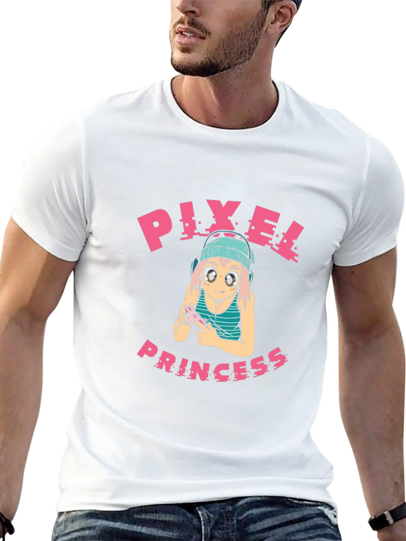 Pixel Princess Gaming T-Shirt - Black