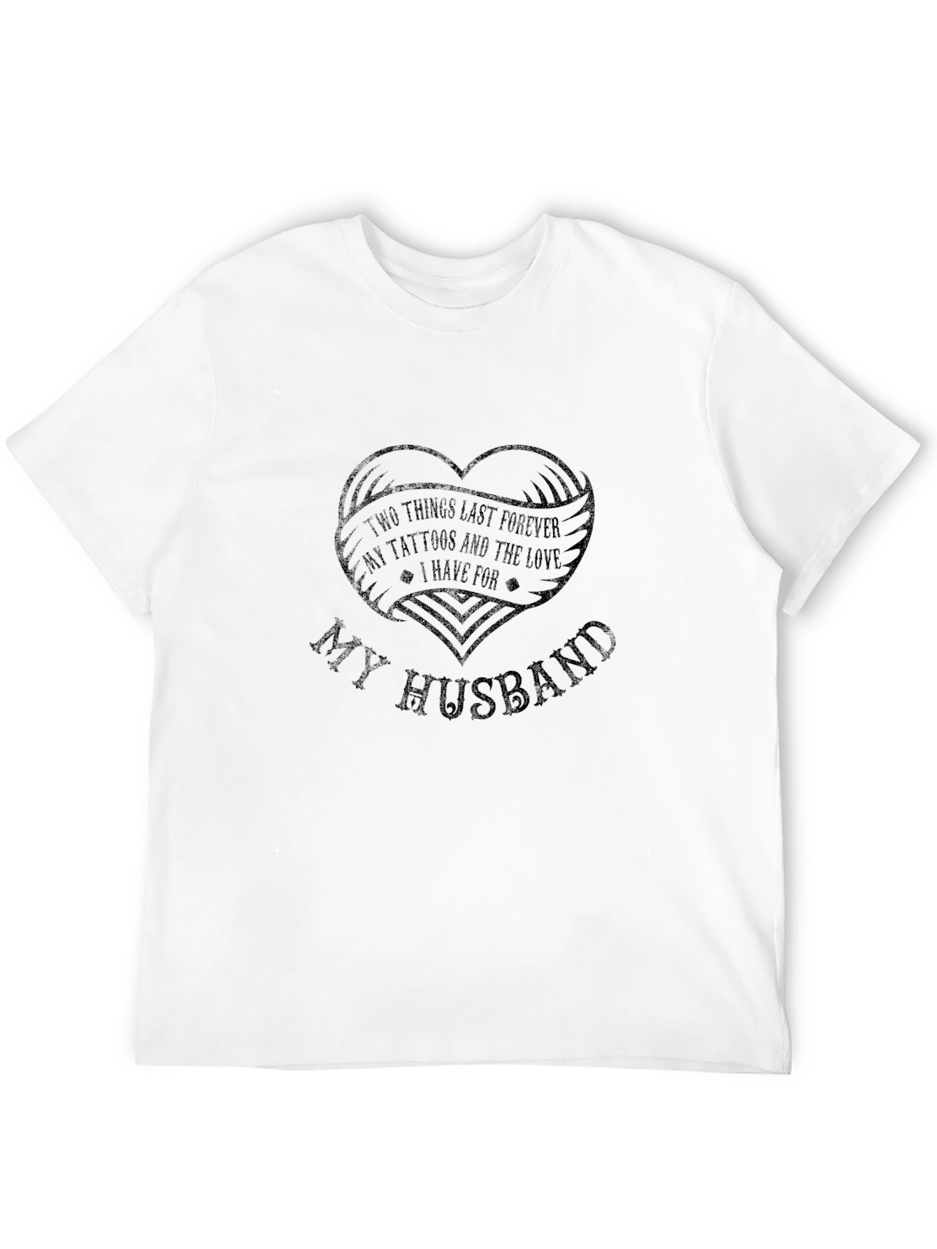 Tattoos and Husband Love T-Shirt