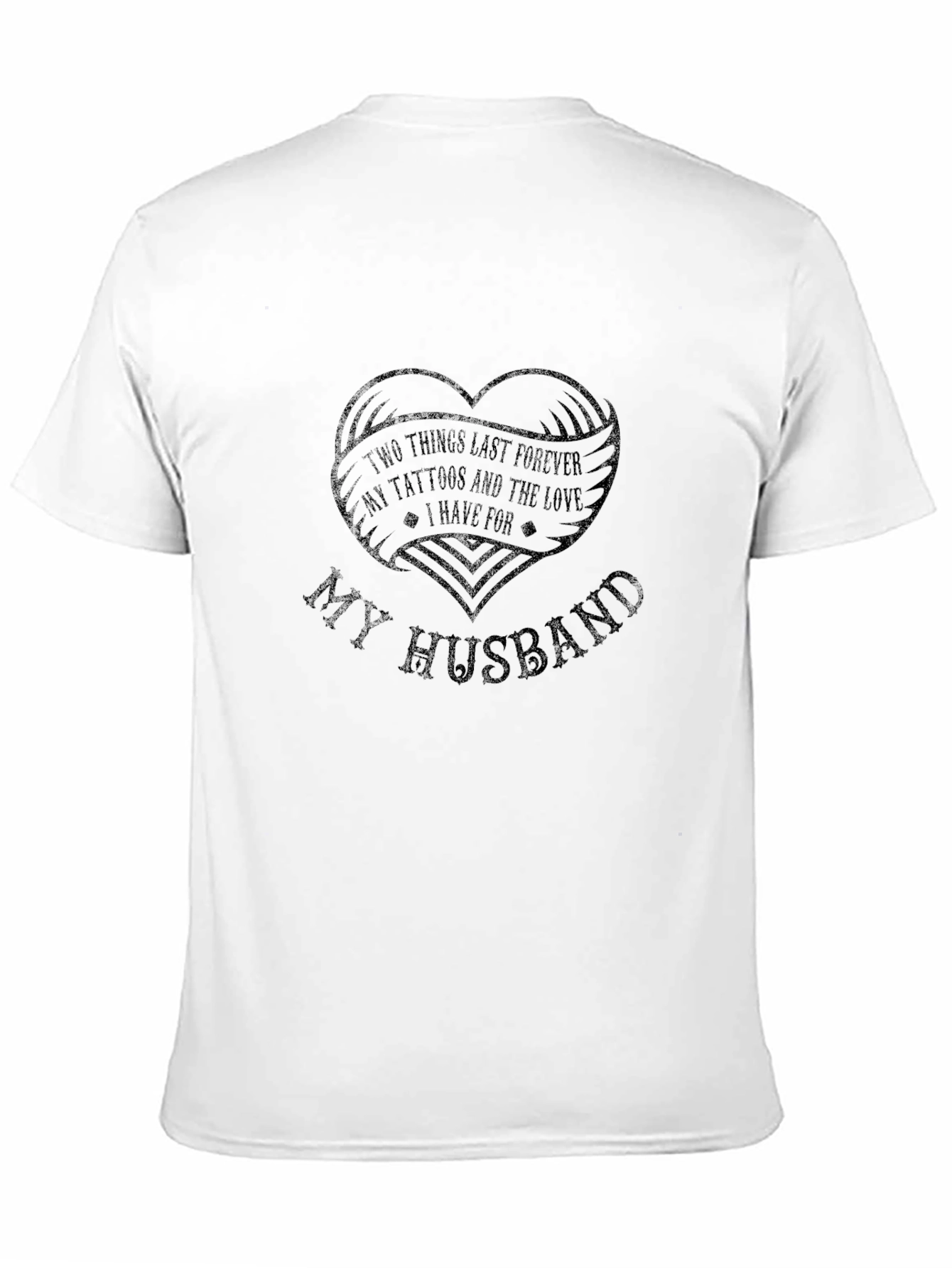 Tattoos and Husband Love T-Shirt