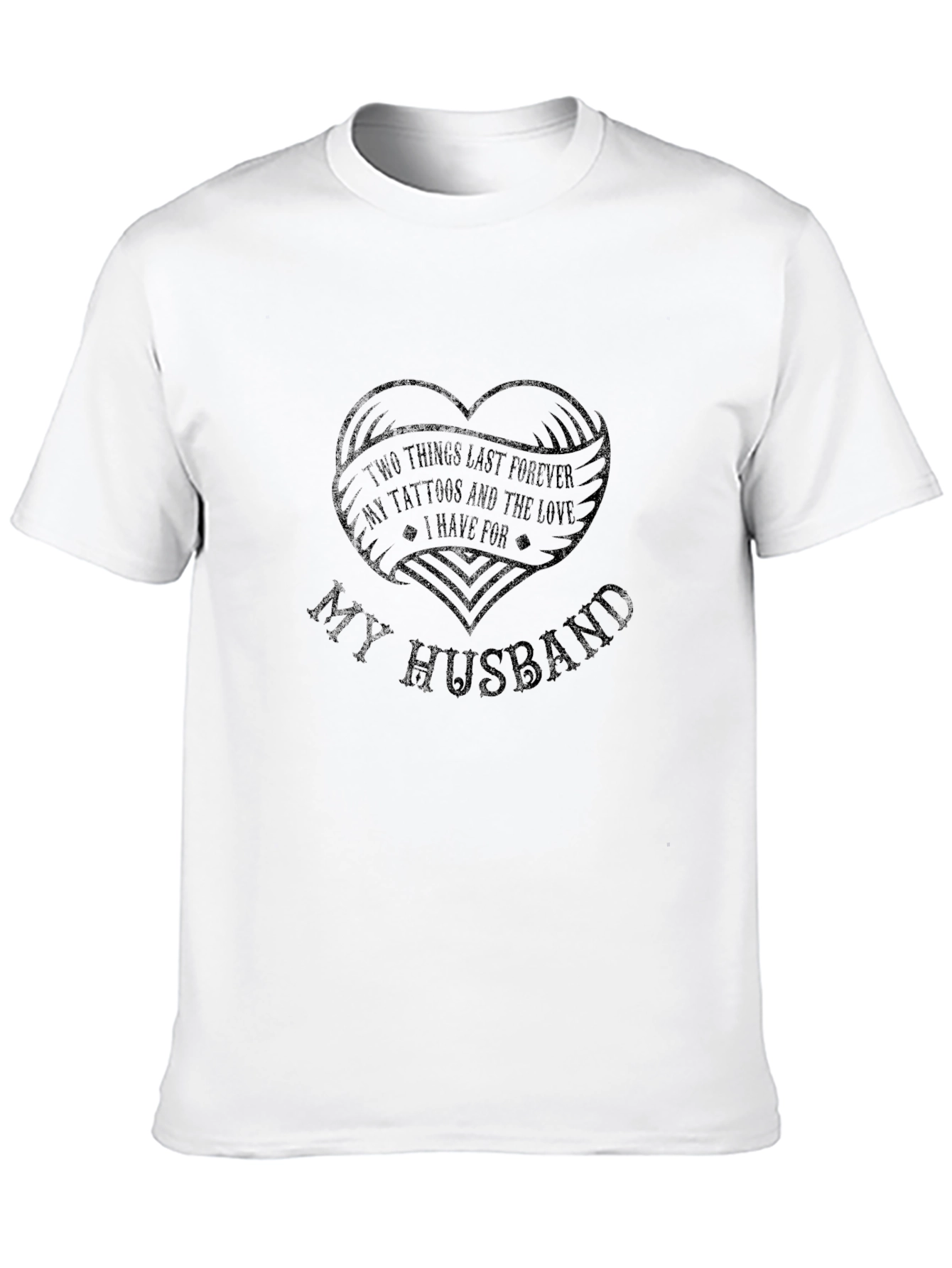 Tattoos and Husband Love T-Shirt