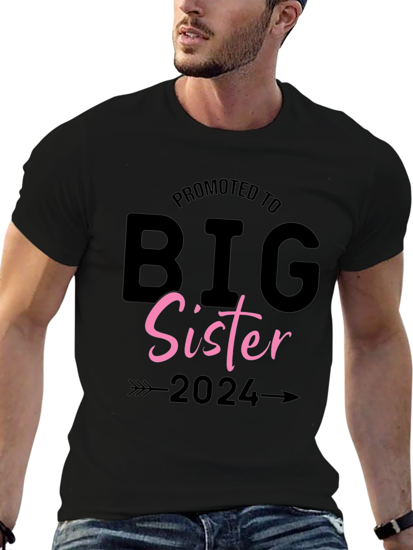 Promoted to Big Sister 2024 T-Shirt