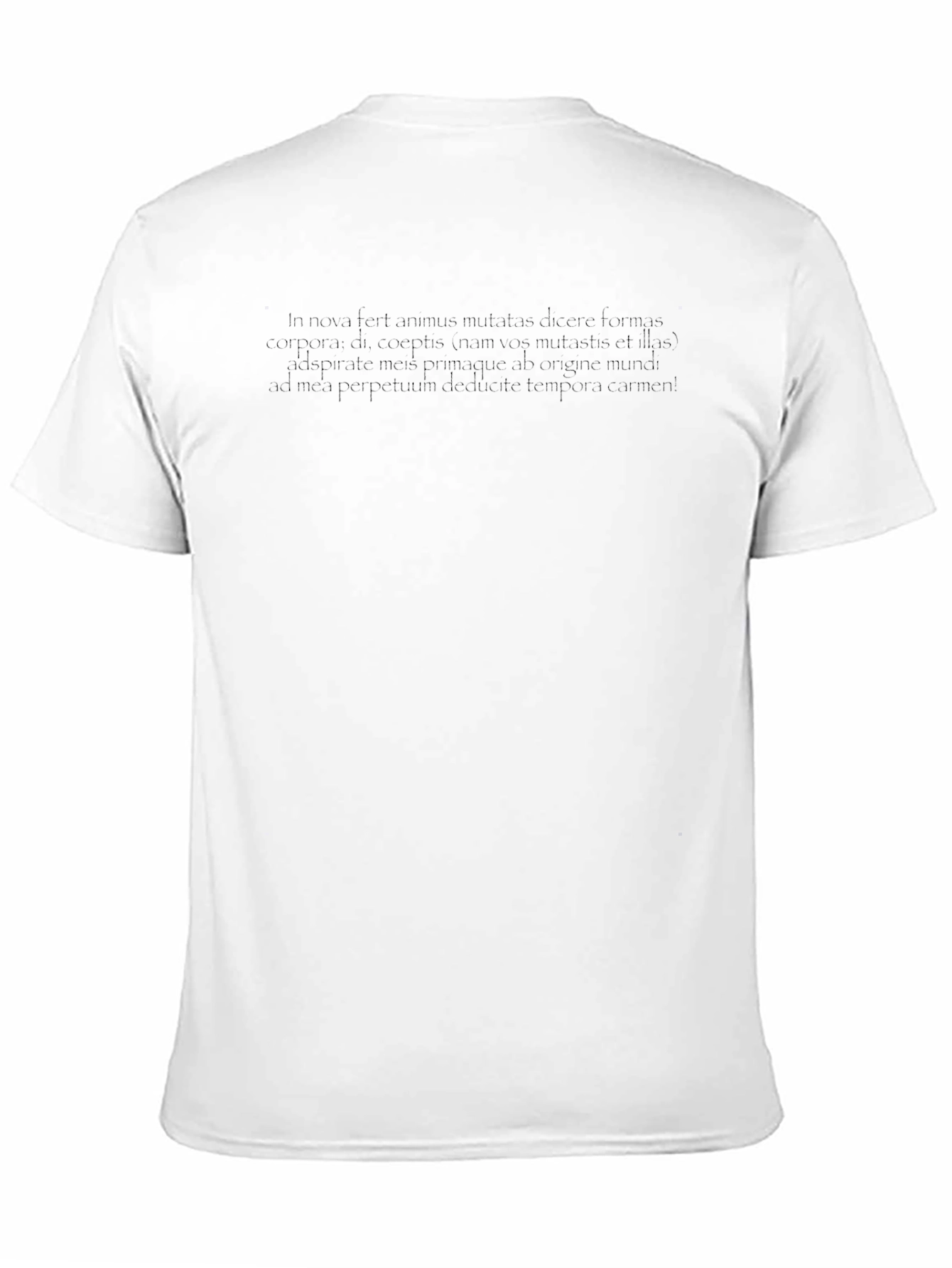 Latin Quote Black T-Shirt