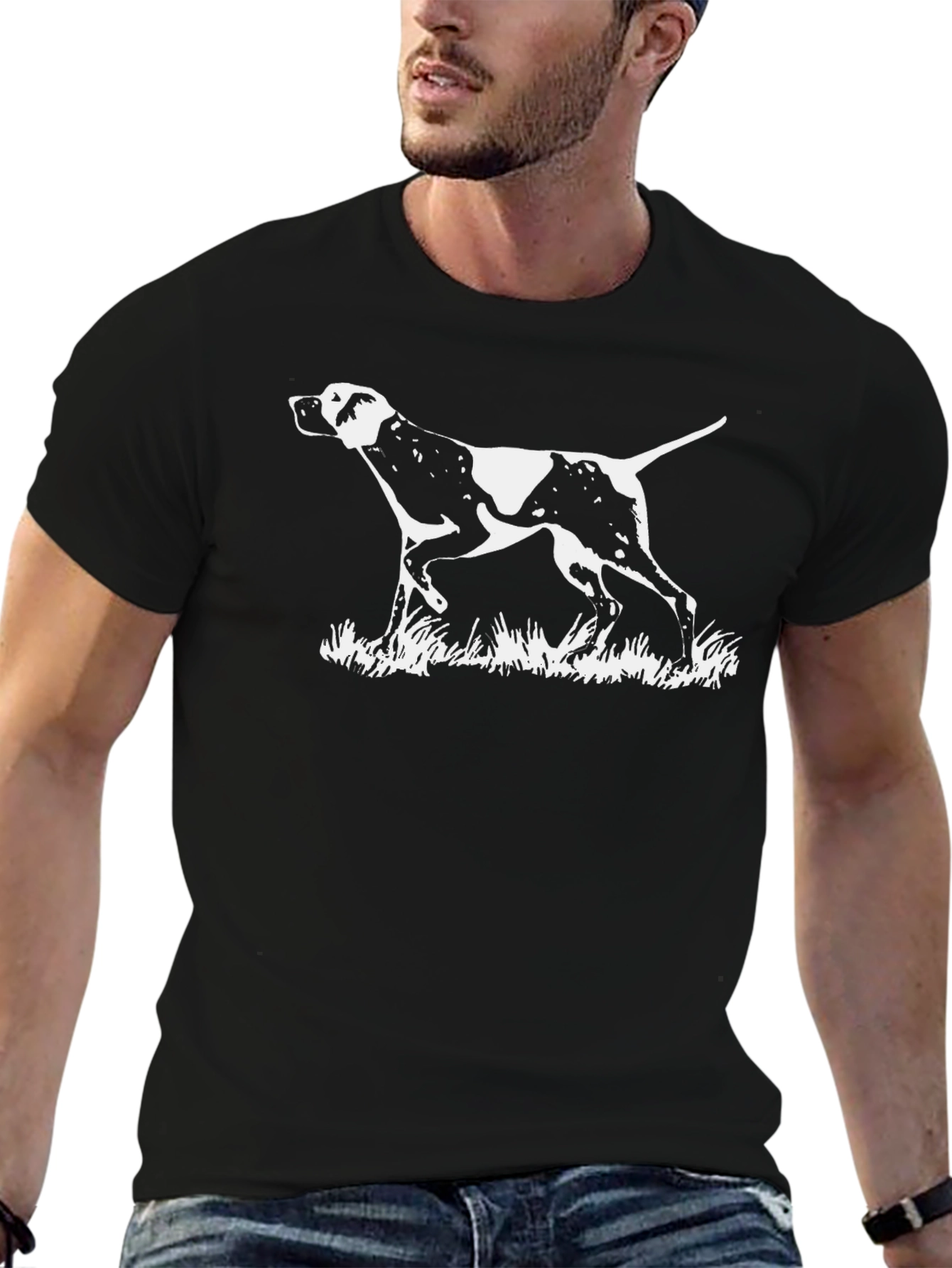 Pointer Dog Graphic T-Shirt - Hunting Breed Tee