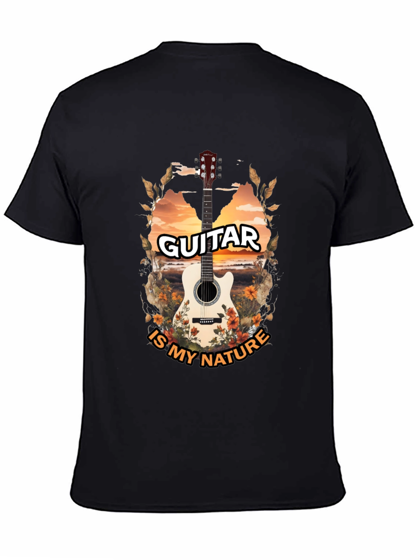 Guitar Is My Nature Graphic Tee