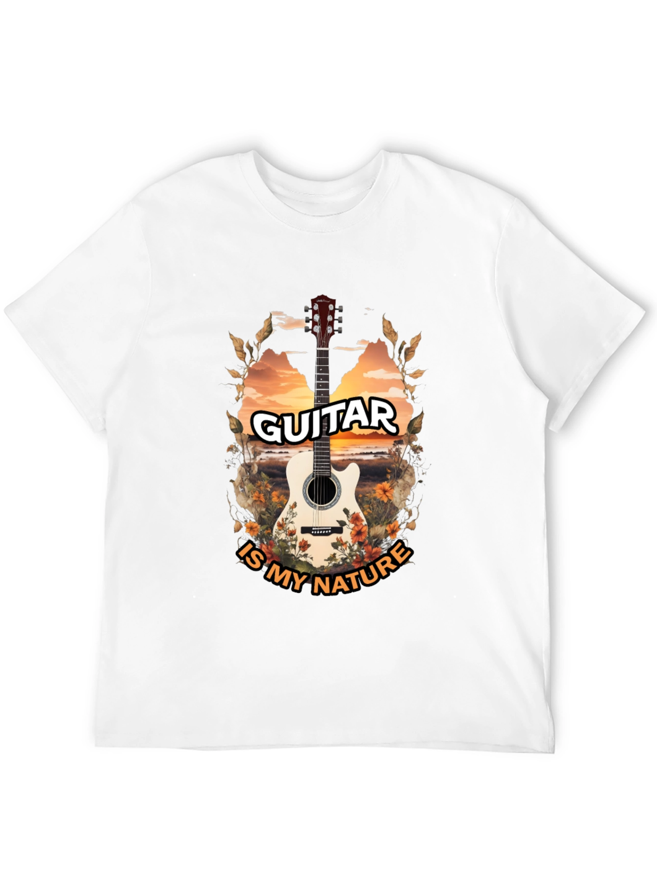 Guitar Is My Nature Graphic Tee
