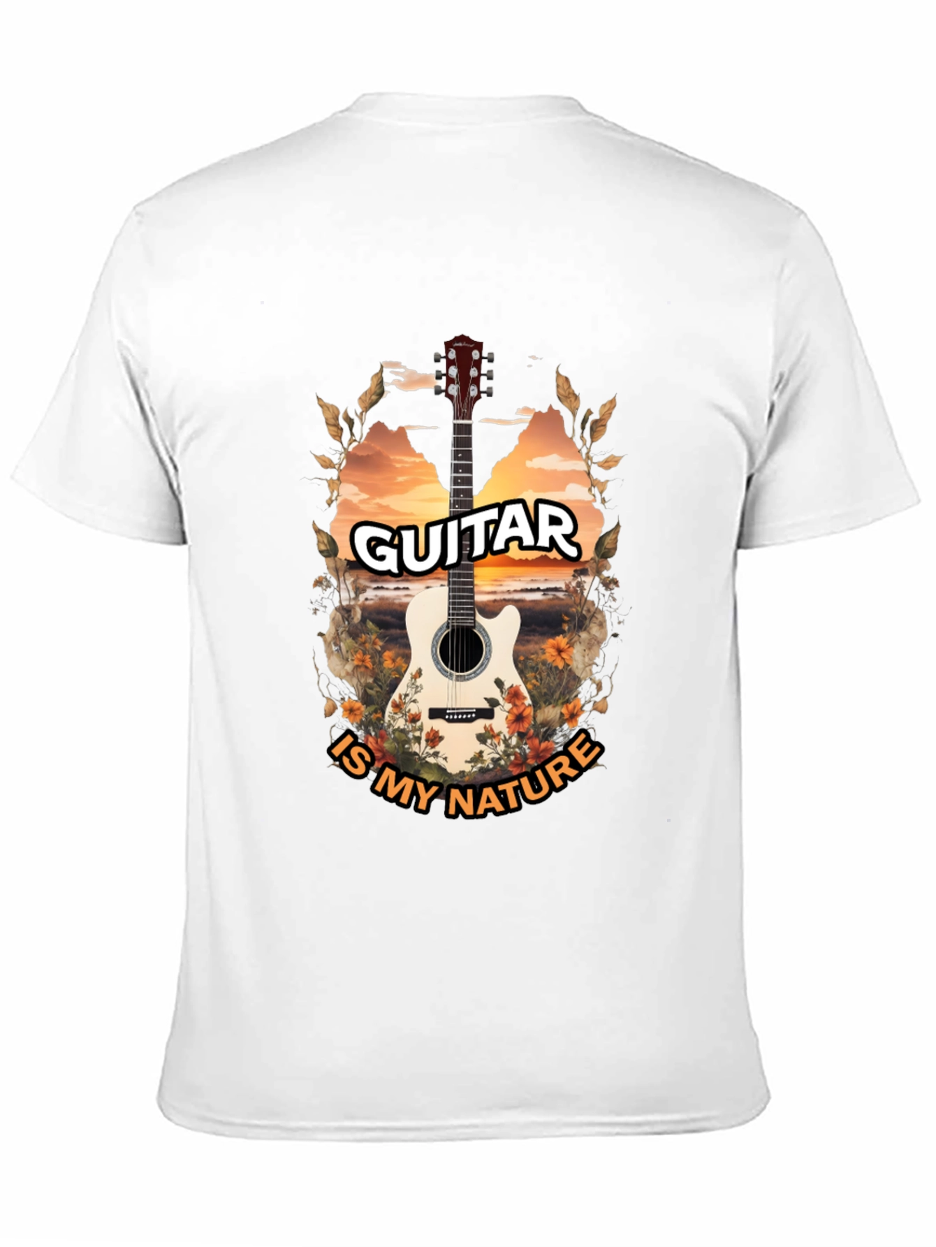 Guitar Is My Nature Graphic Tee