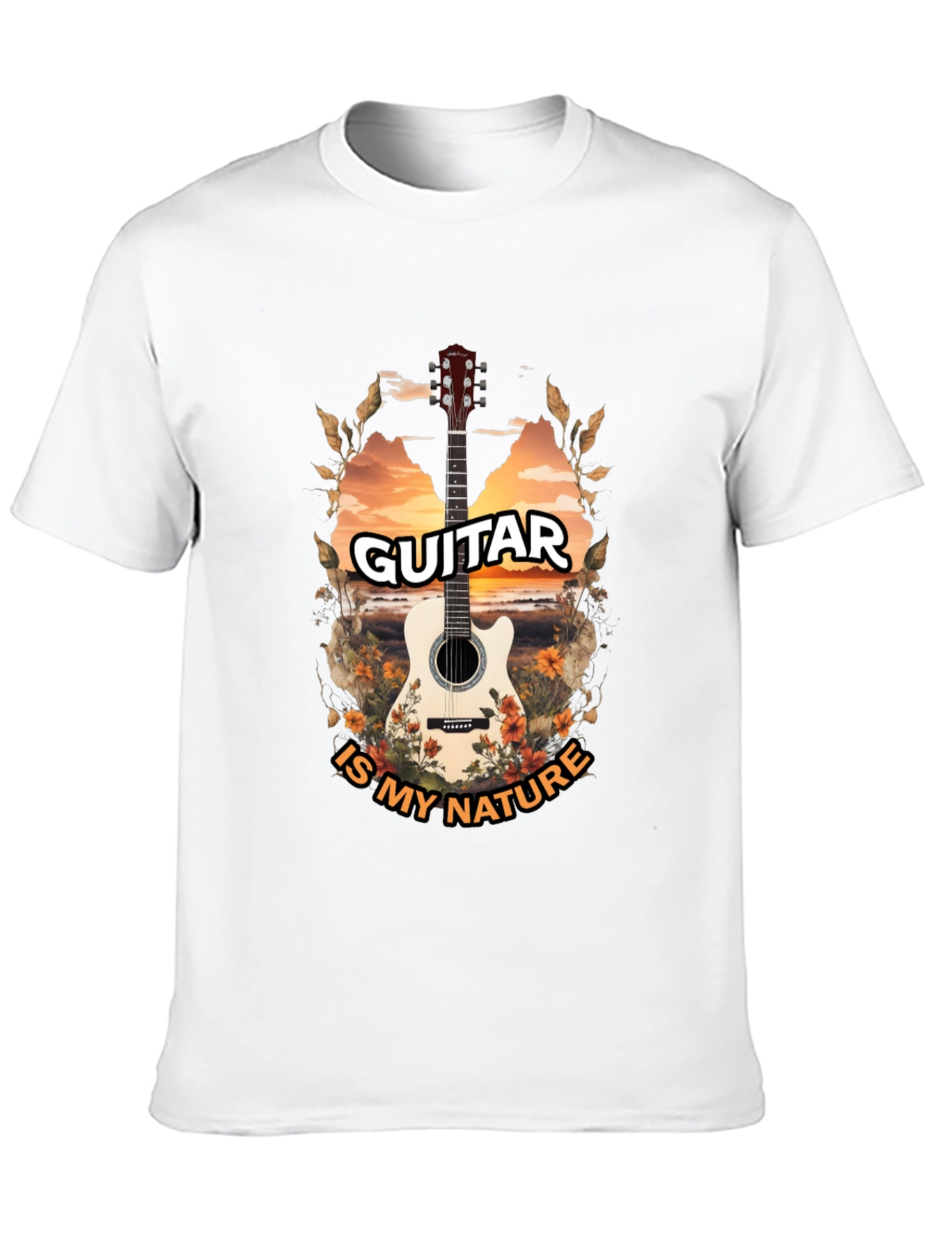 Guitar Is My Nature Graphic Tee