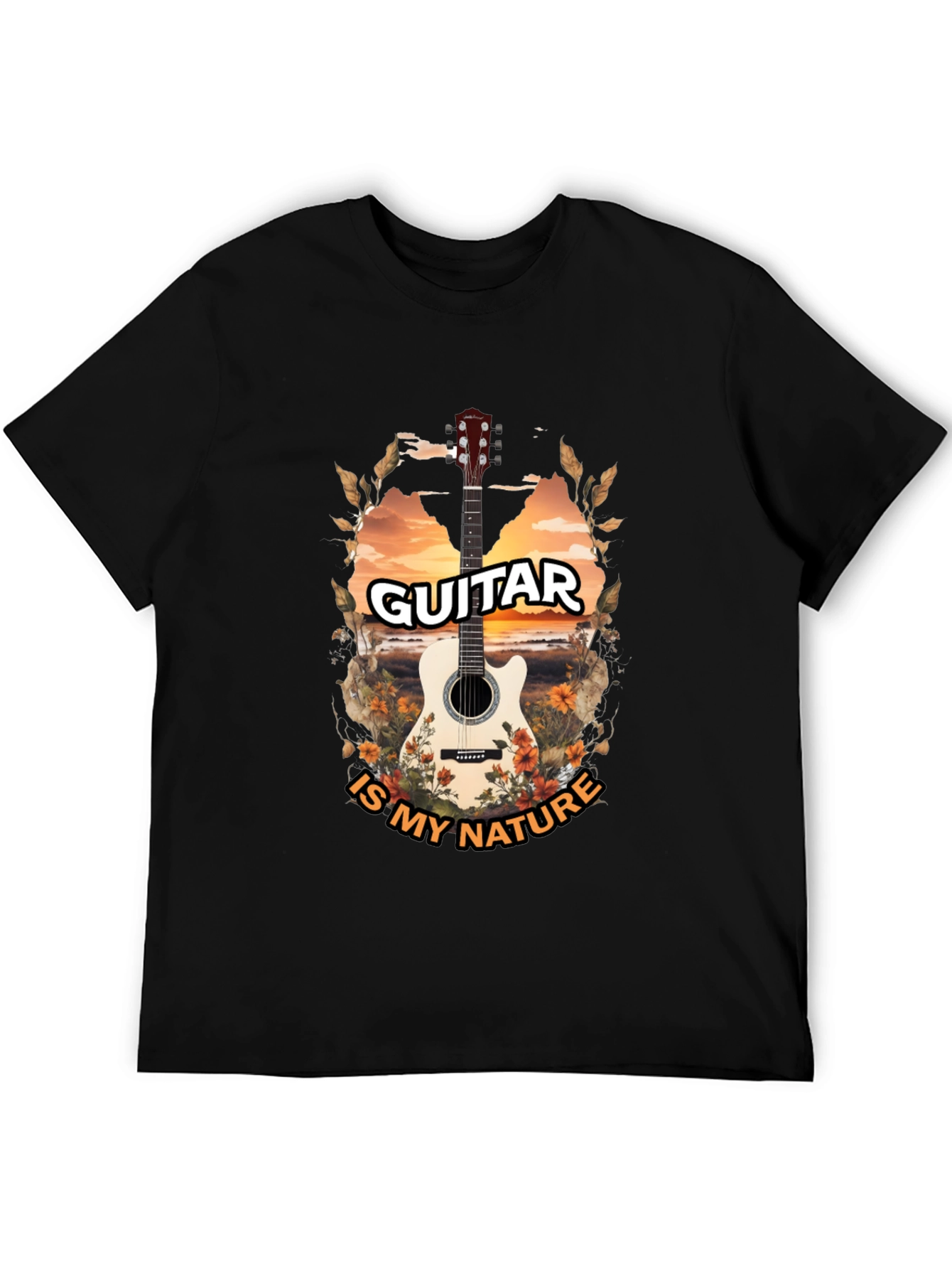 Guitar Is My Nature Graphic Tee
