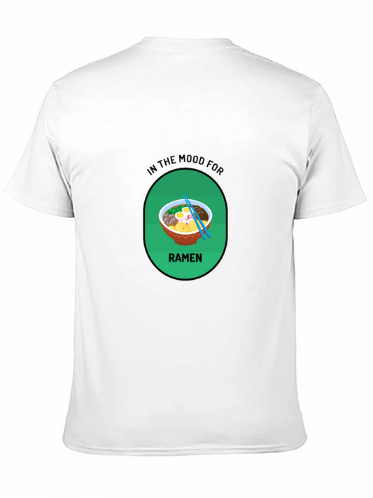 Ramen Mood T-Shirt - Black Casual Tee