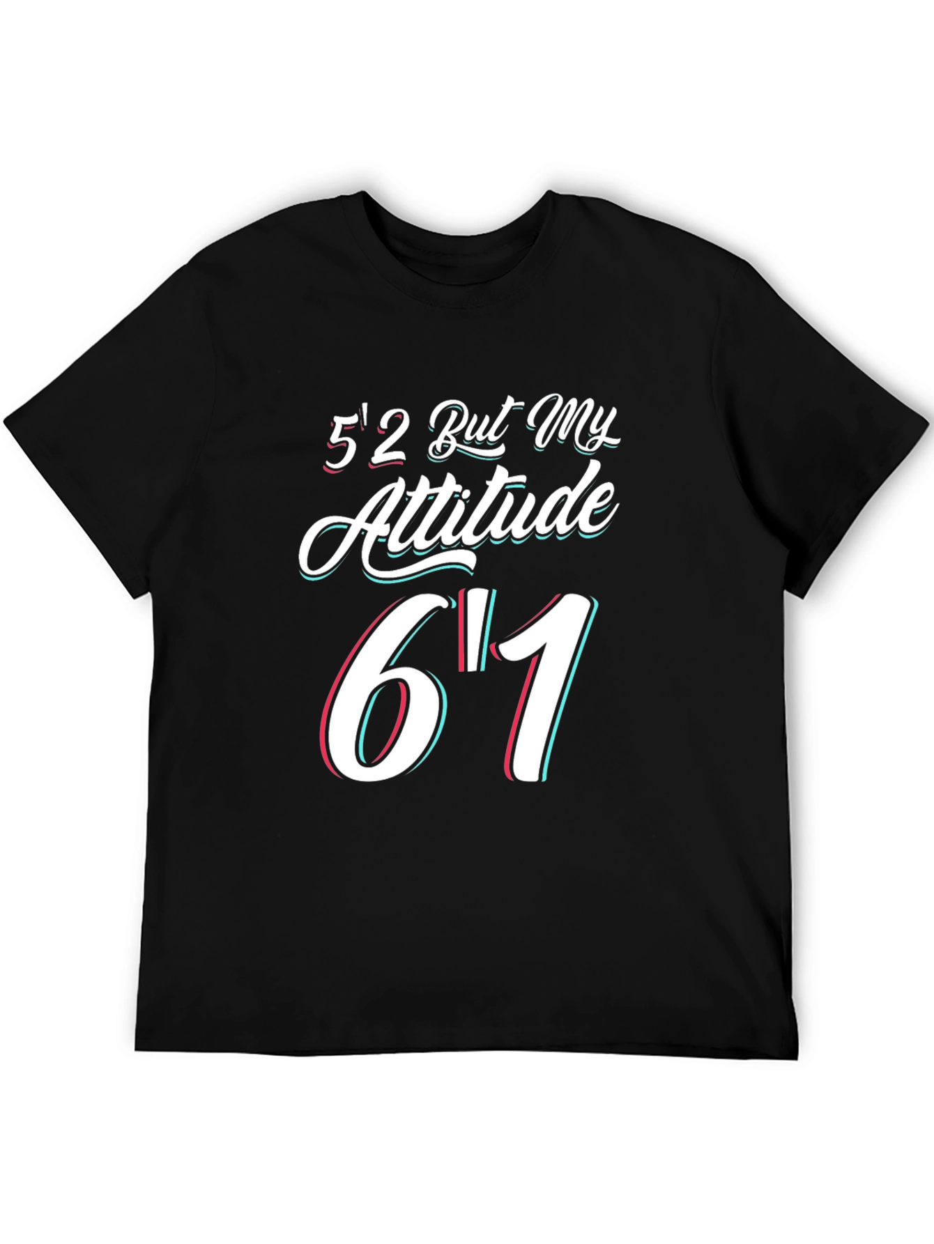 Attitude Statement Black Graphic Tee