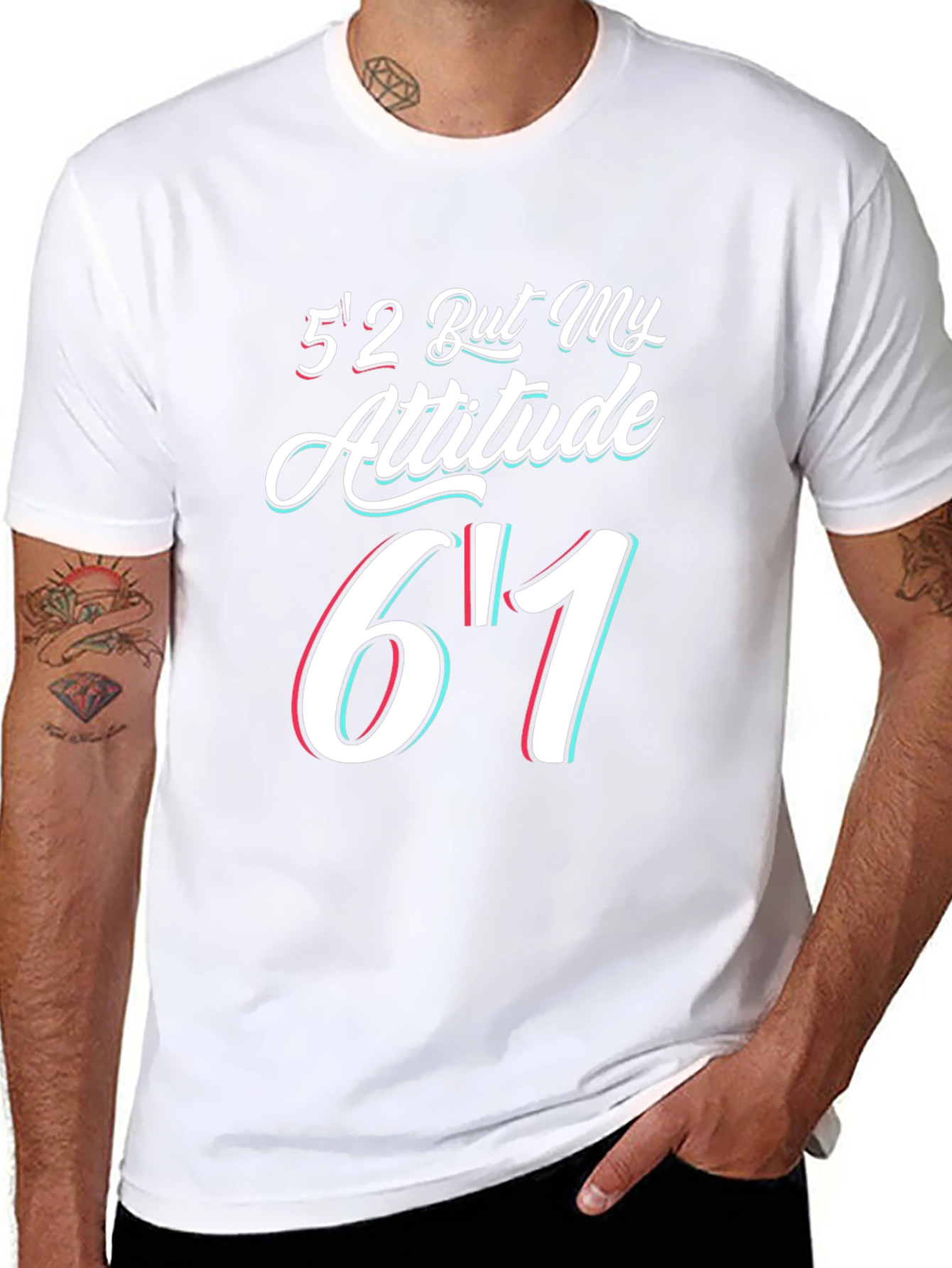 Attitude Statement Black Graphic Tee