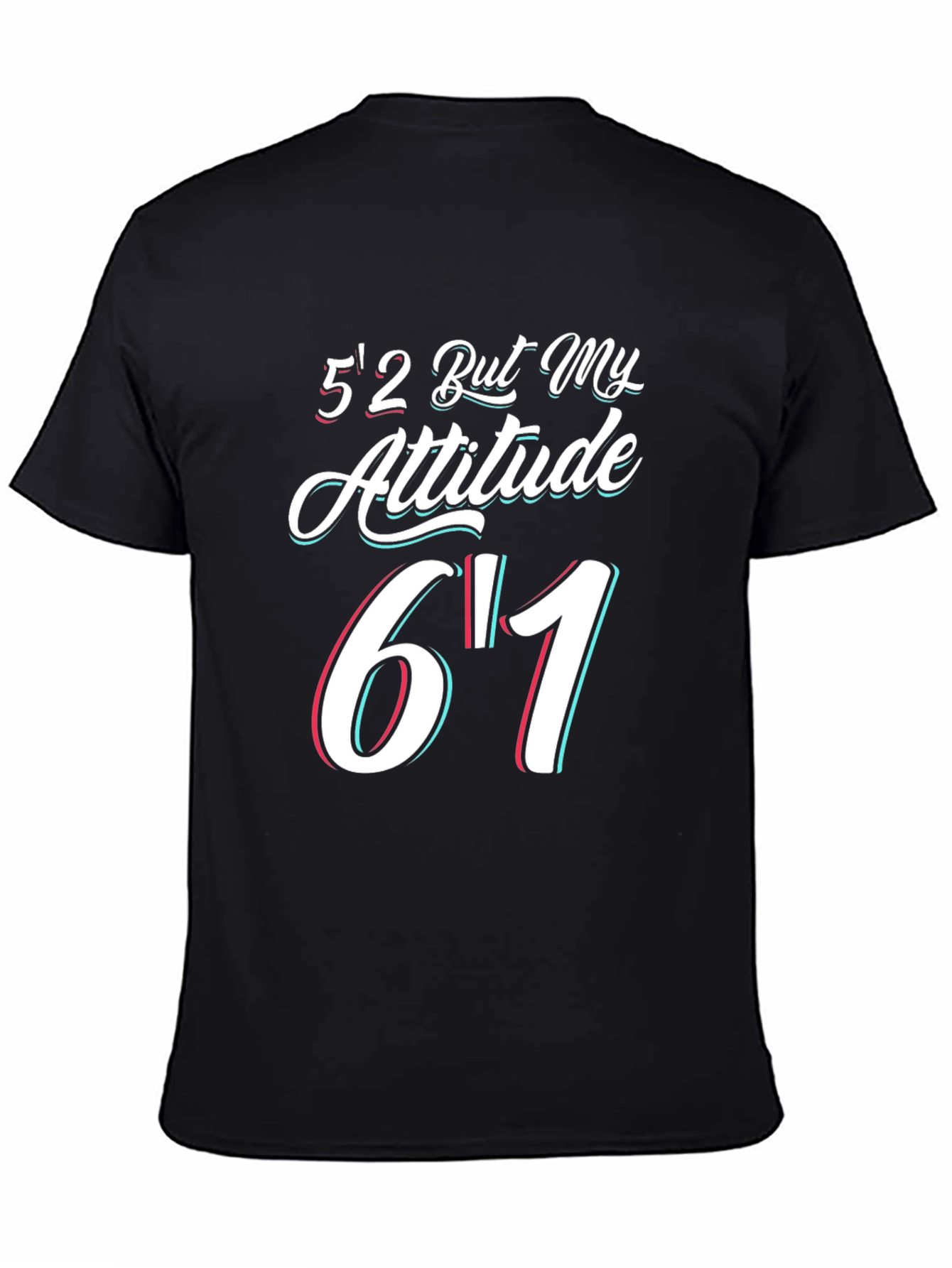 Attitude Statement Black Graphic Tee