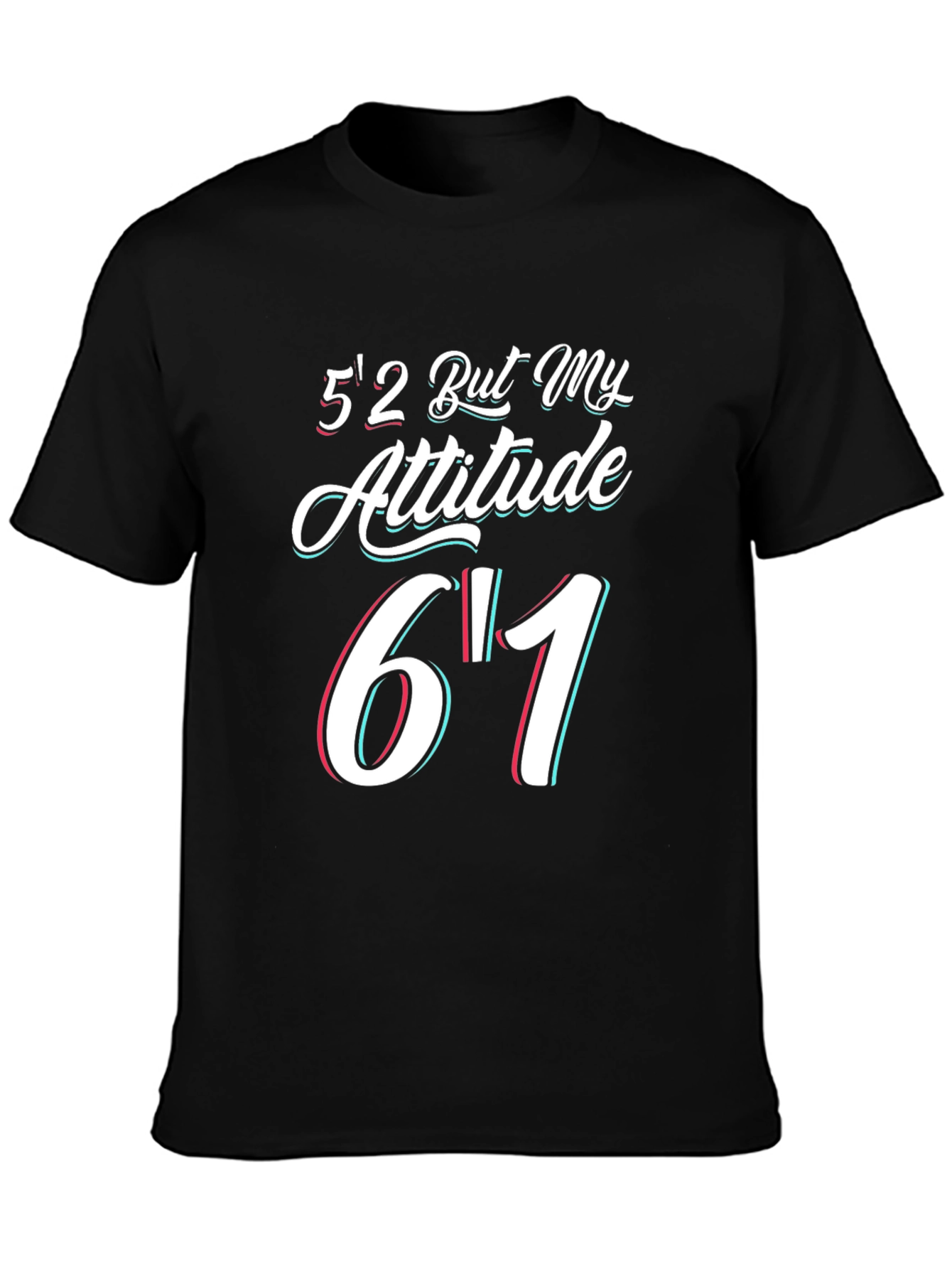 Attitude Statement Black Graphic Tee