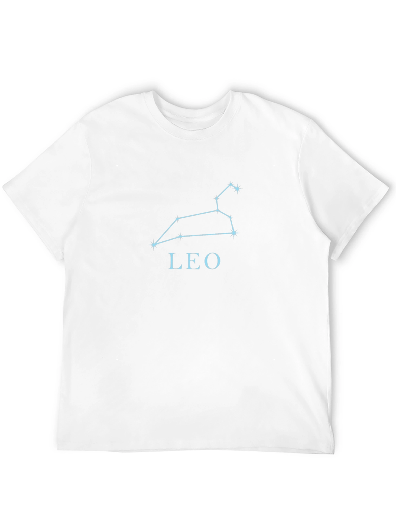 Leo Constellation Graphic Tee - Black Unisex T-Shirt