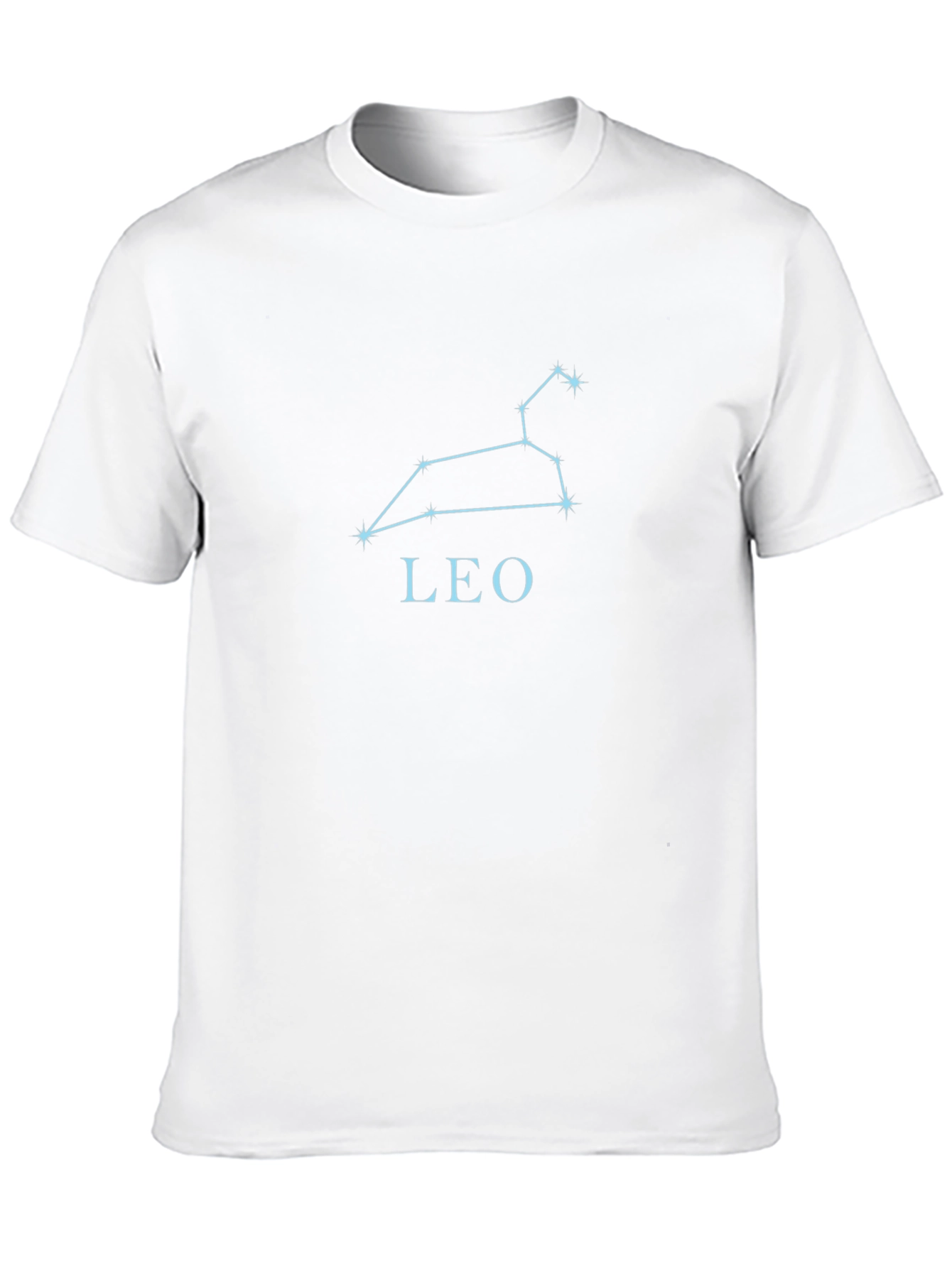 Leo Constellation Graphic Tee - Black Unisex T-Shirt
